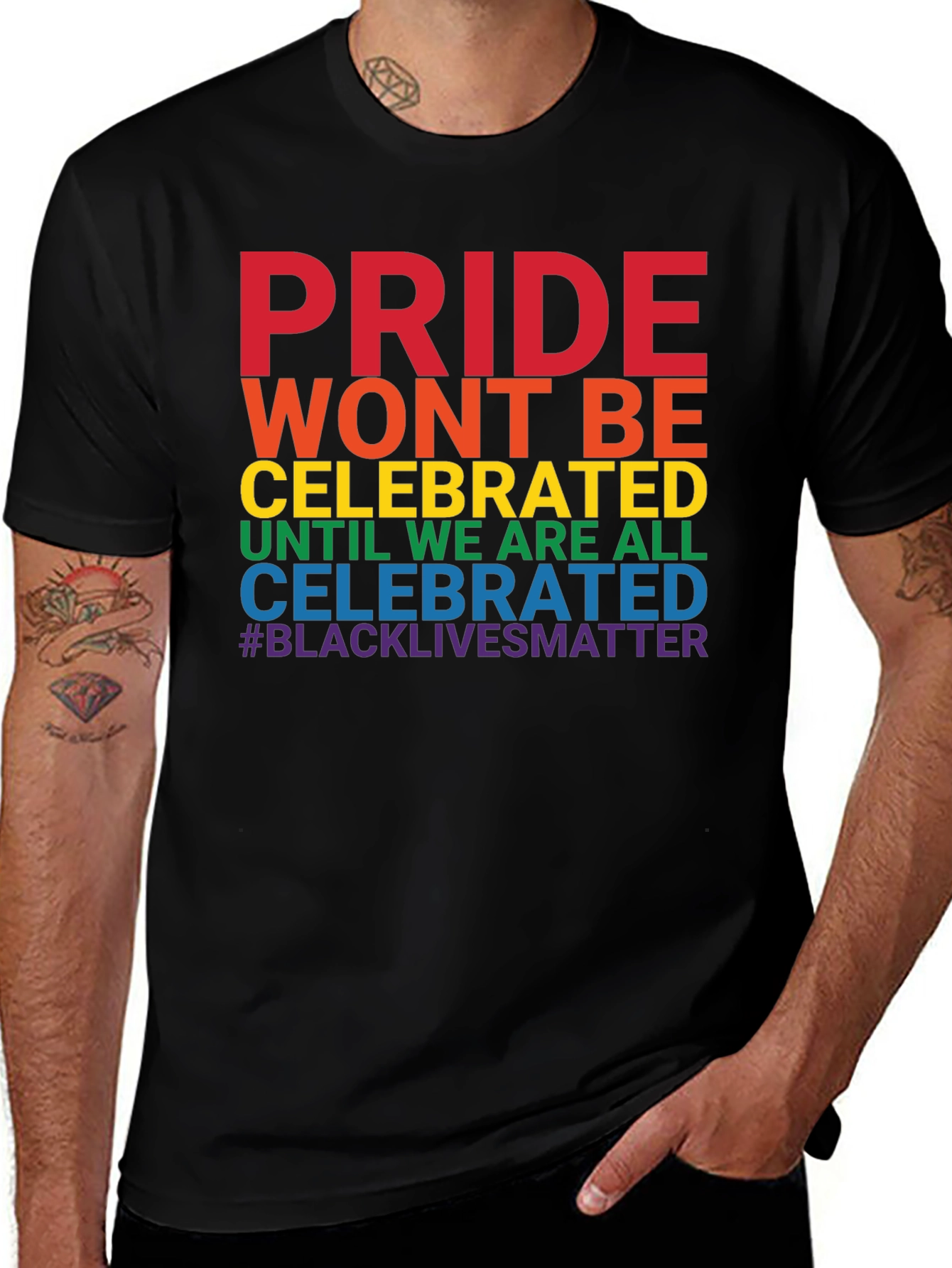 Pride Wont Be Celebrated T-Shirt - Black Lives Matter