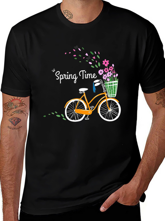 Spring Time Bike Graphic Tee