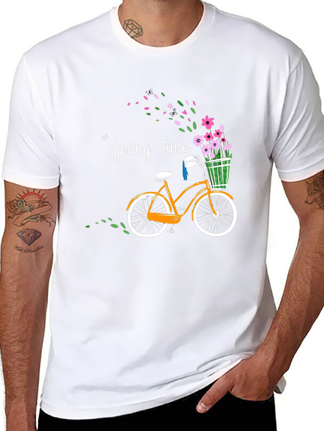 Spring Time Bike Graphic Tee