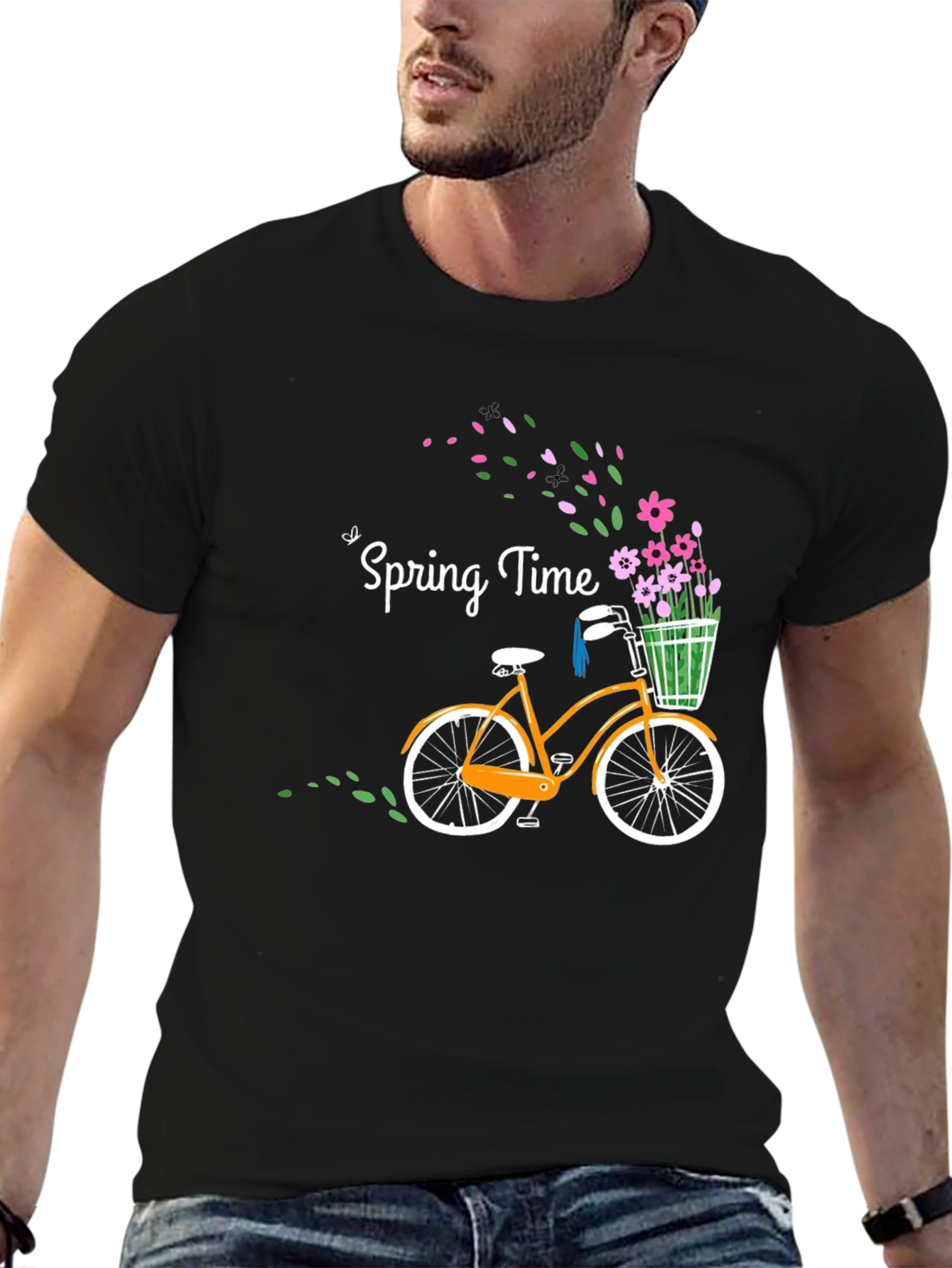 Spring Time Bike Graphic Tee