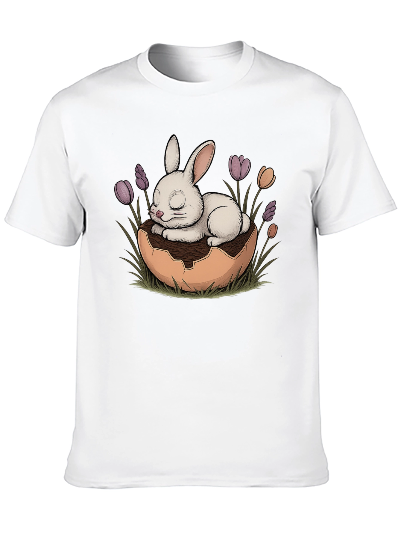 Easter Bunny Egg T-Shirt - Cute Holiday Style