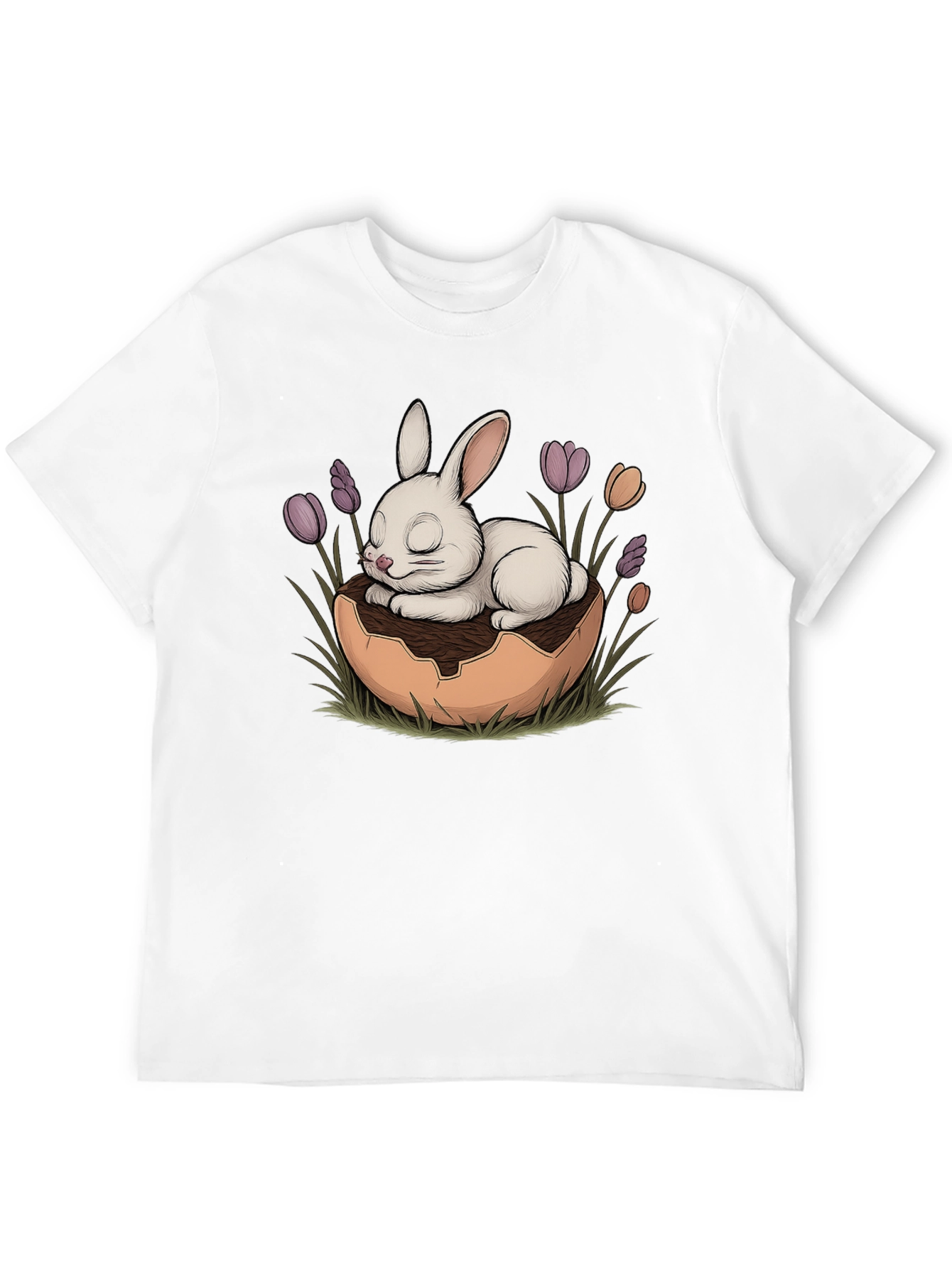 Easter Bunny Egg T-Shirt - Cute Holiday Style