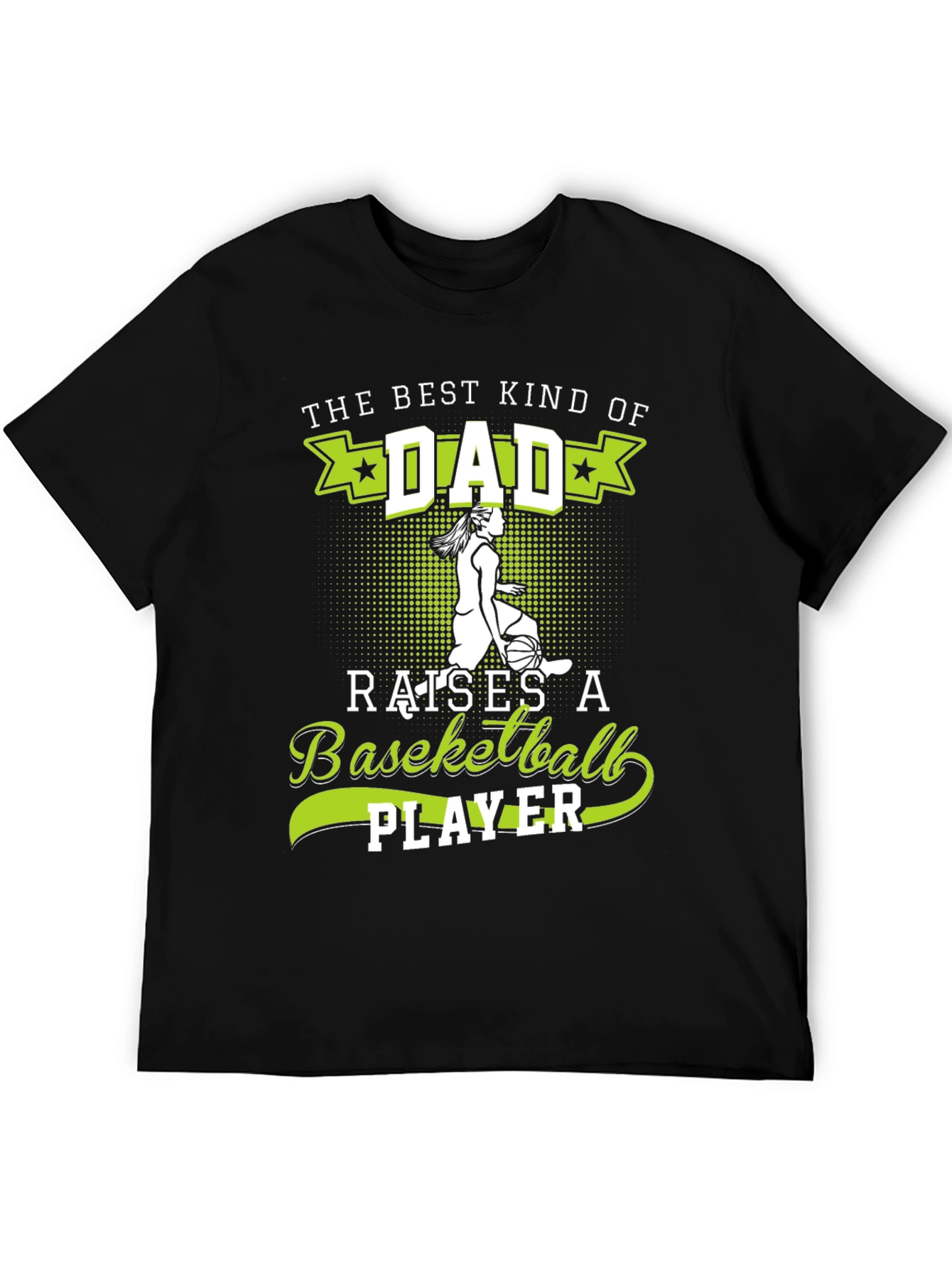 Best Dad Basketball Player Graphic T-Shirt