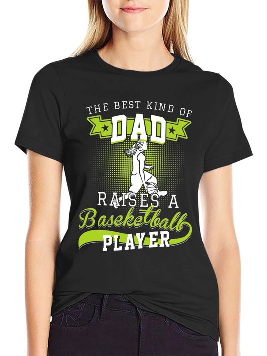 Best Dad Basketball Player Graphic T-Shirt