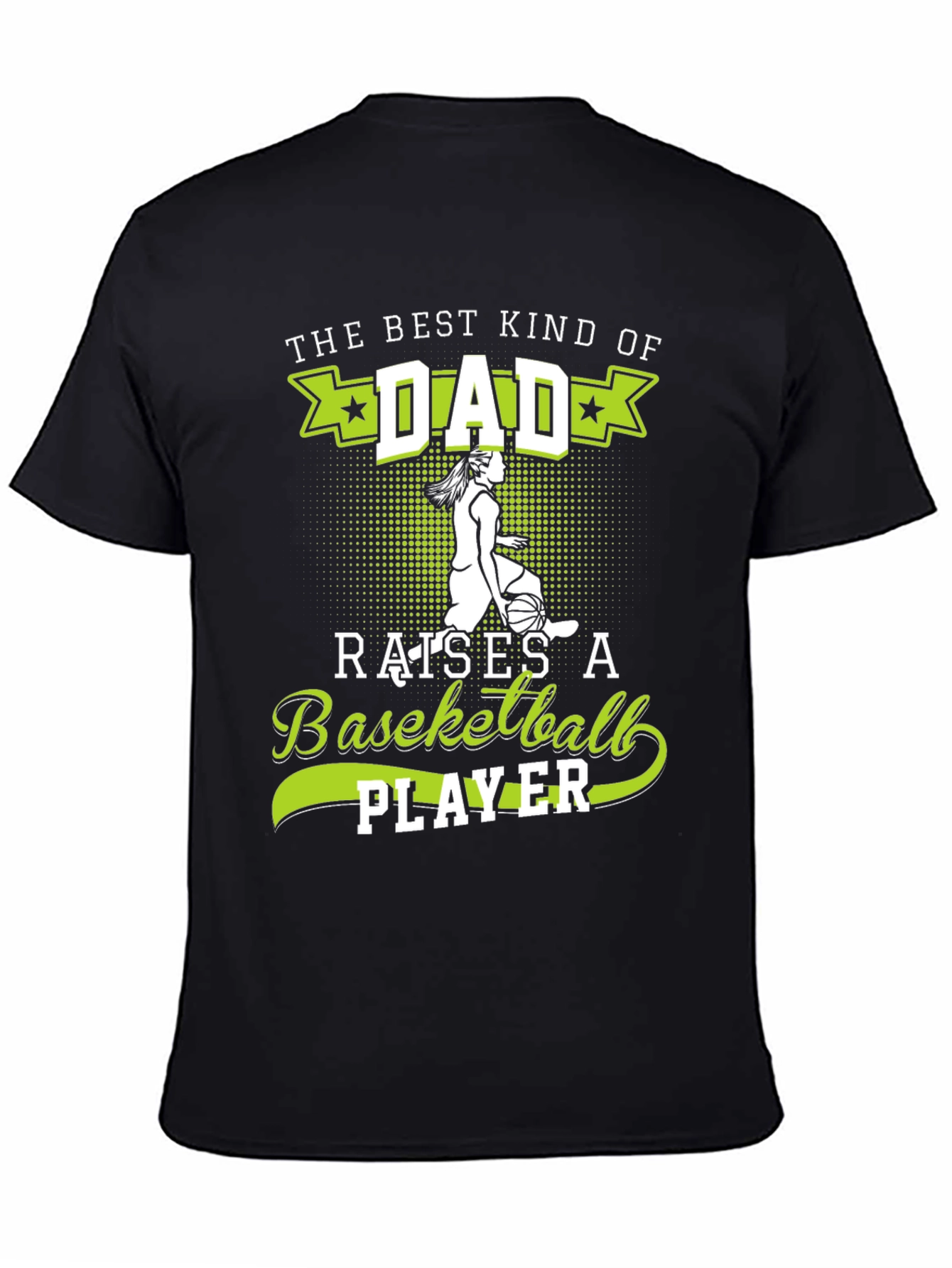 Best Dad Basketball Player Graphic T-Shirt