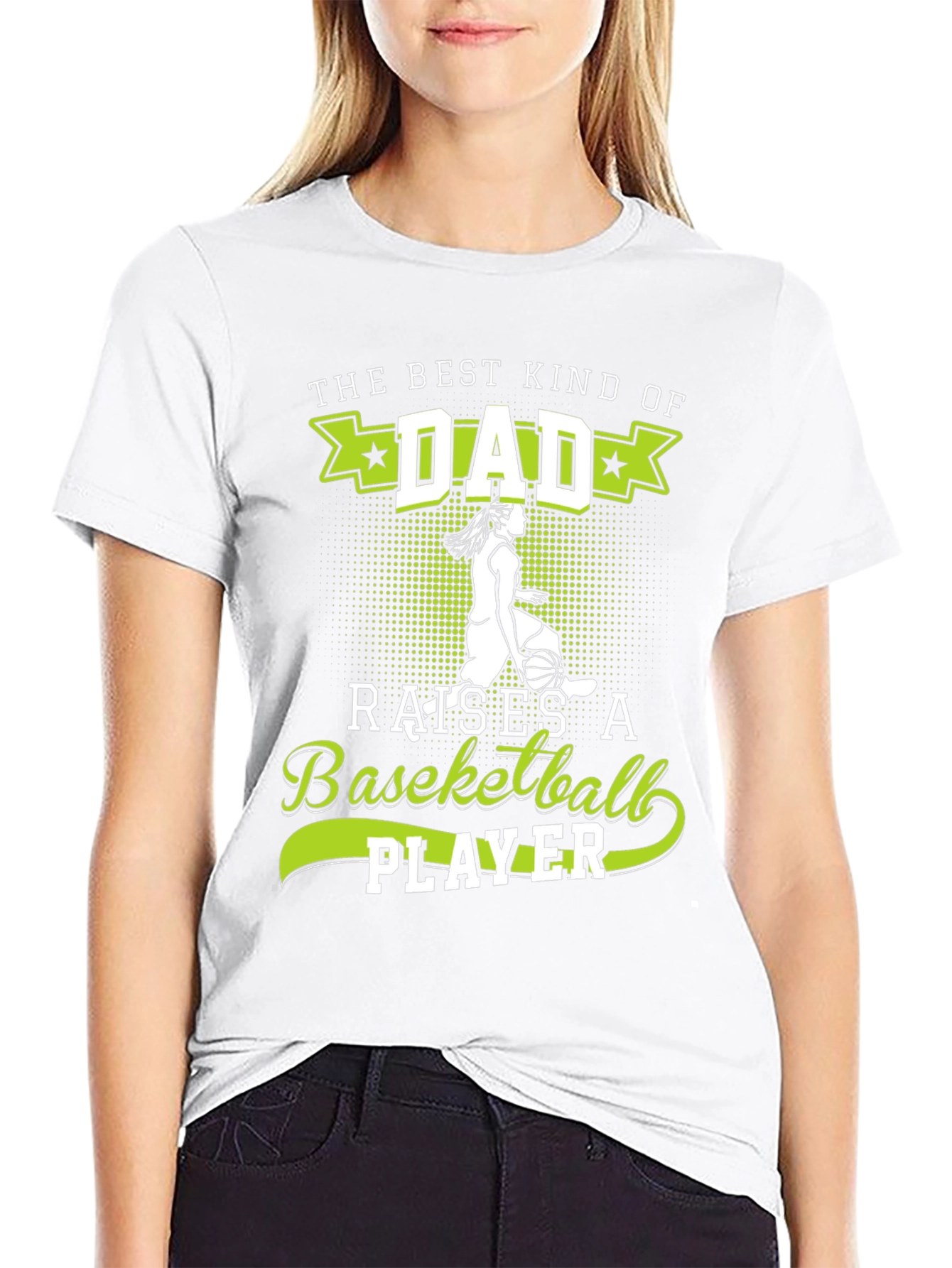 Best Dad Basketball Player Graphic T-Shirt