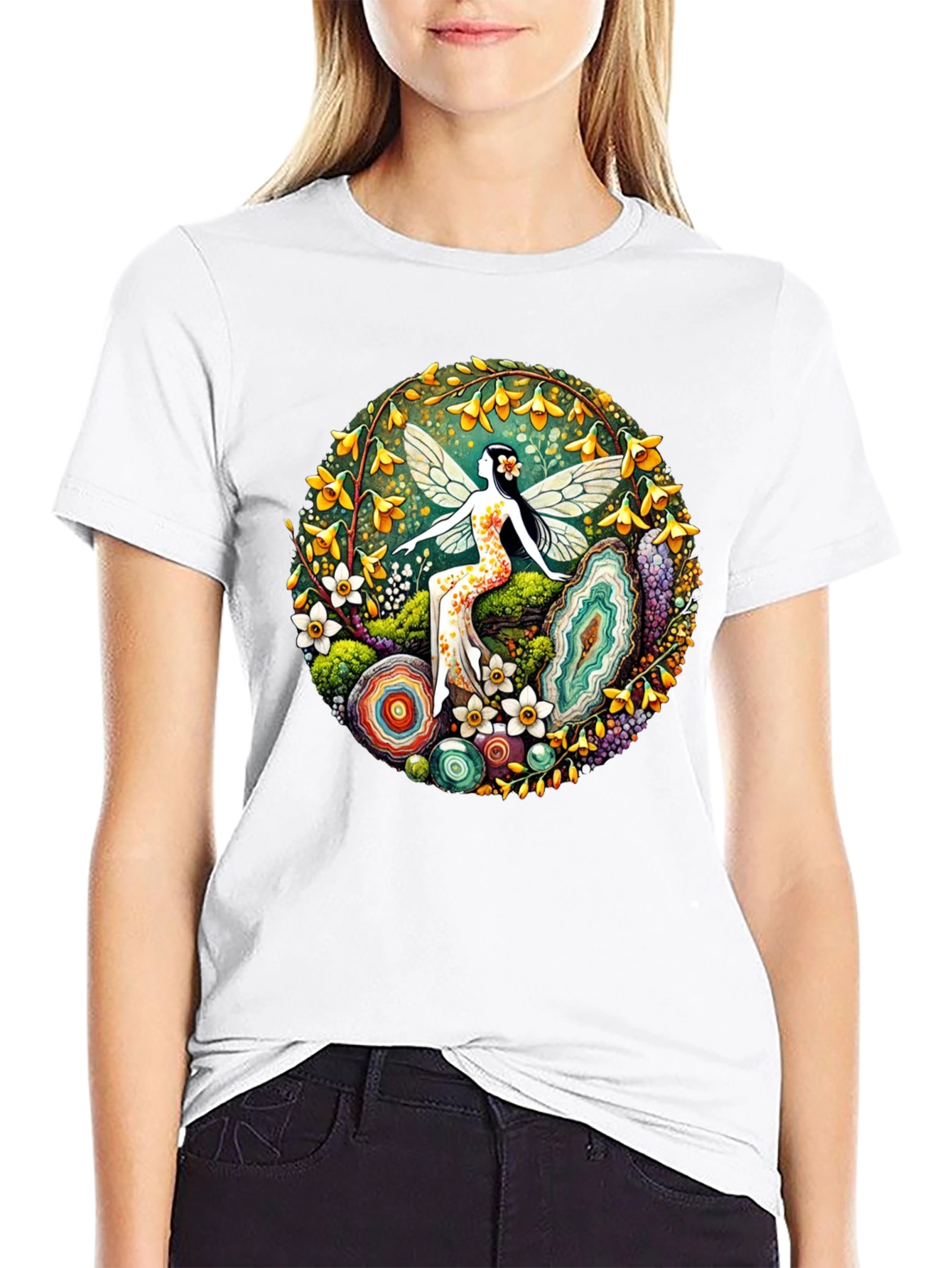 Fairy Circle Graphic Tee - Nature Inspired Design