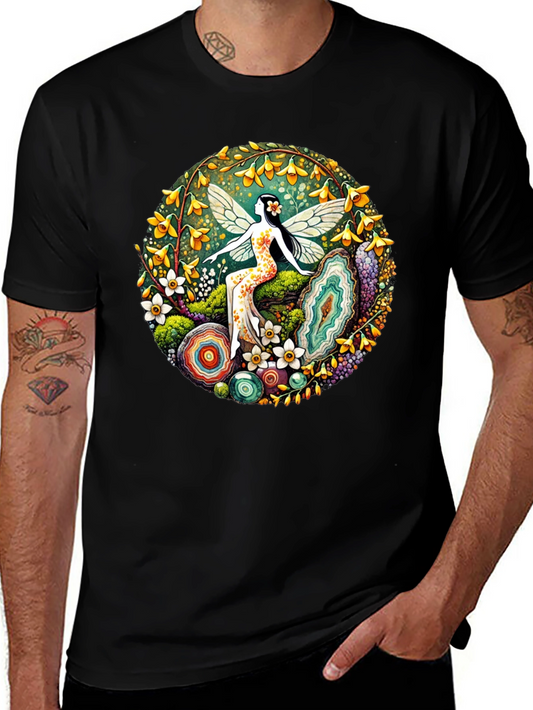 Fairy Circle Graphic Tee - Nature Inspired Design