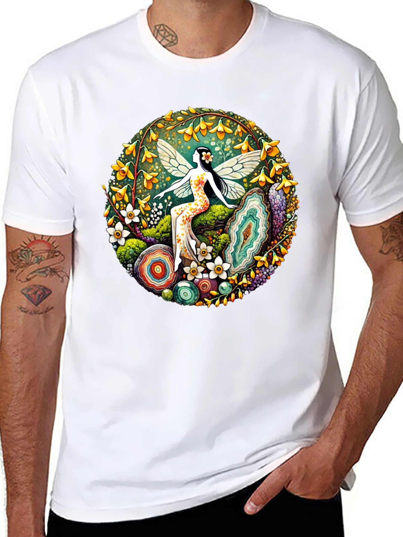 Fairy Circle Graphic Tee - Nature Inspired Design