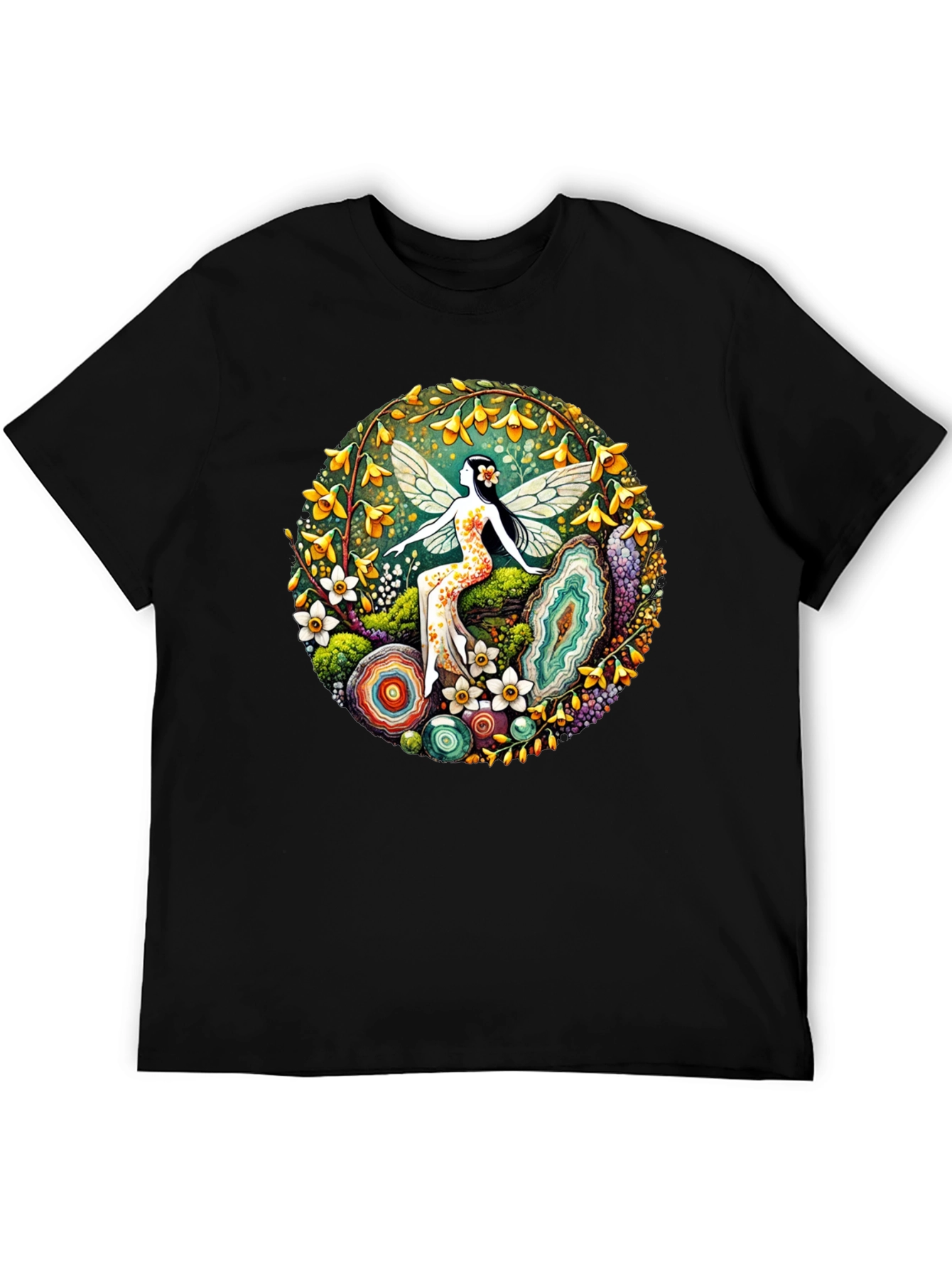 Fairy Circle Graphic Tee - Nature Inspired Design