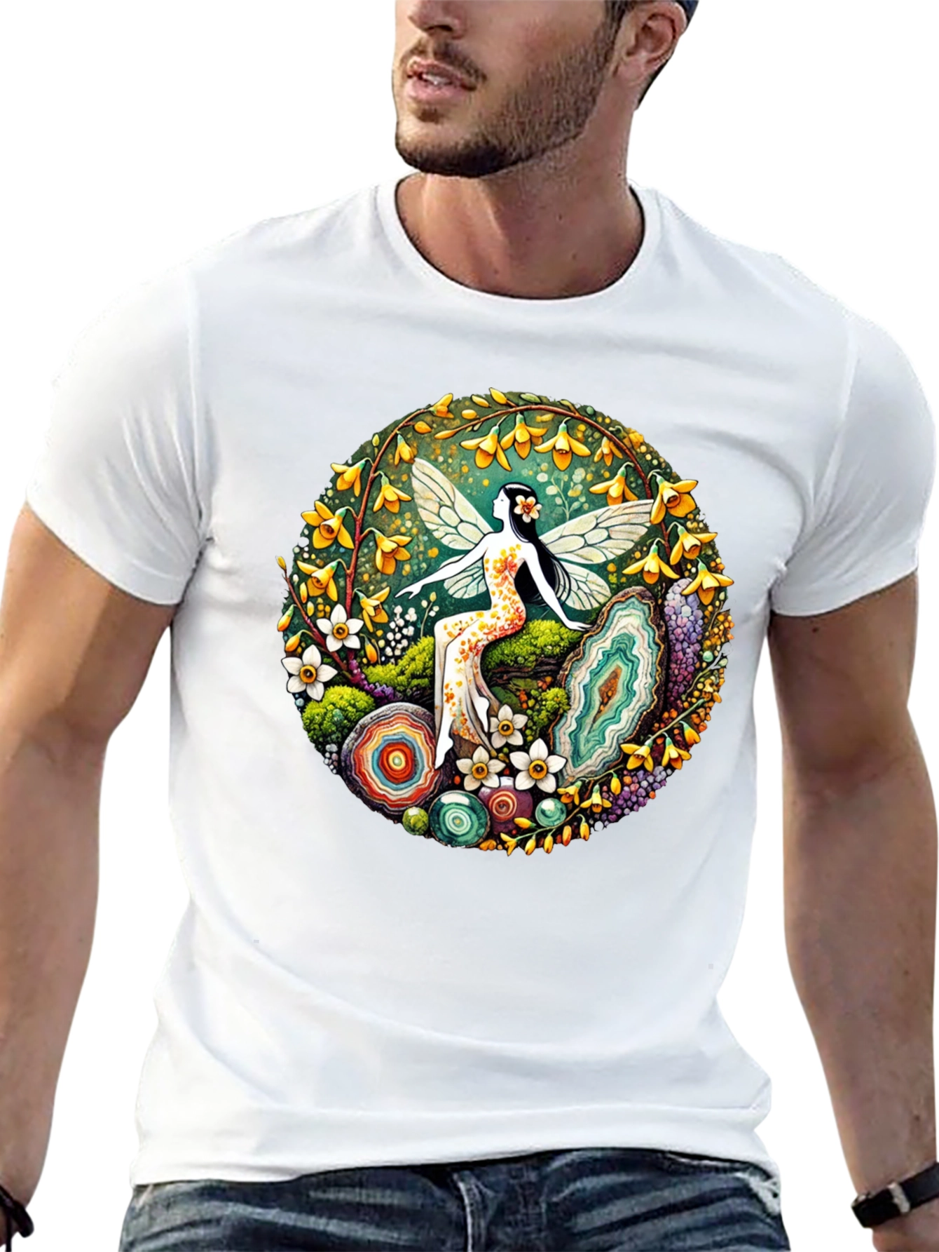 Fairy Circle Graphic Tee - Nature Inspired Design