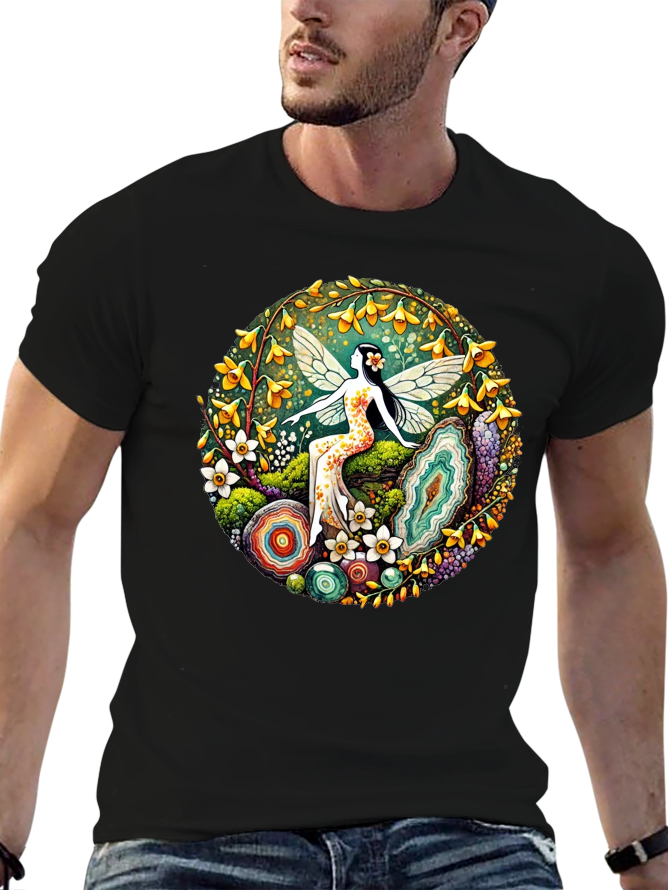 Fairy Circle Graphic Tee - Nature Inspired Design
