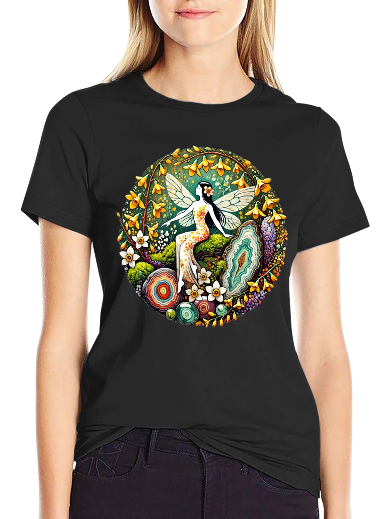 Fairy Circle Graphic Tee - Nature Inspired Design