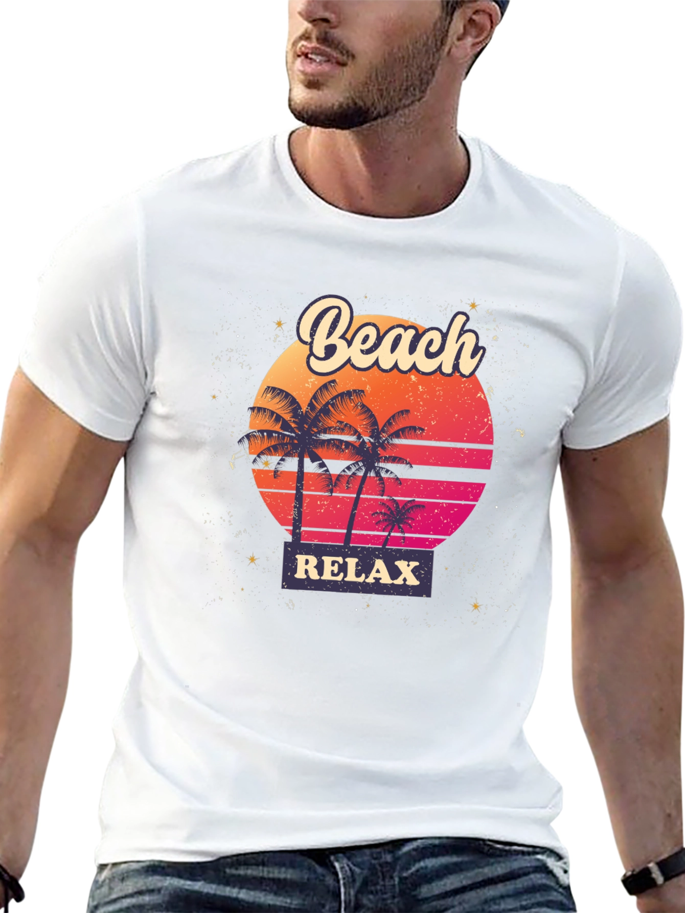 Beach Relax Graphic T-Shirt