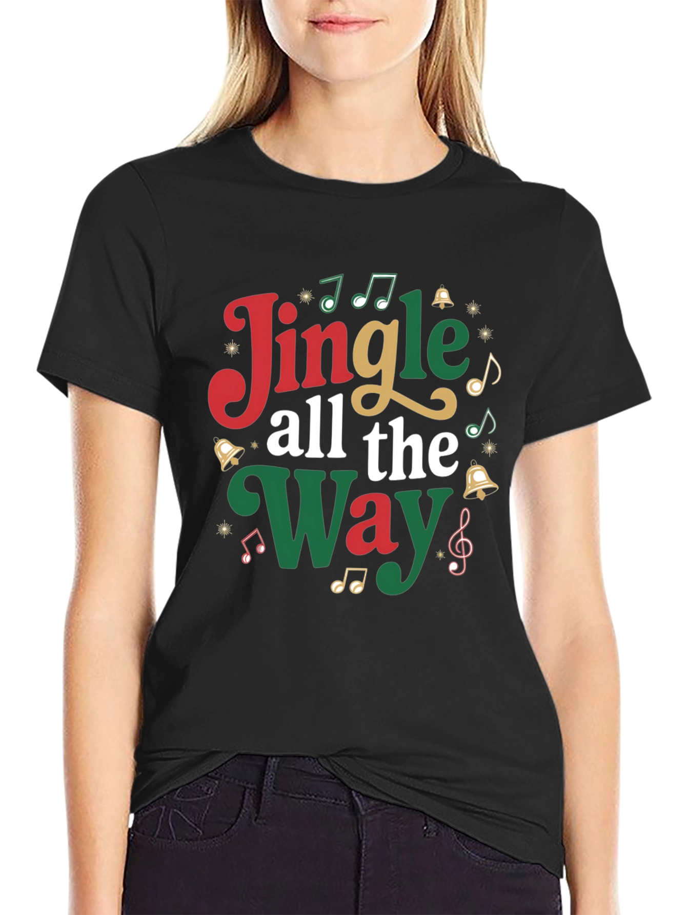 Jingle All the Way Christmas Graphic Tee