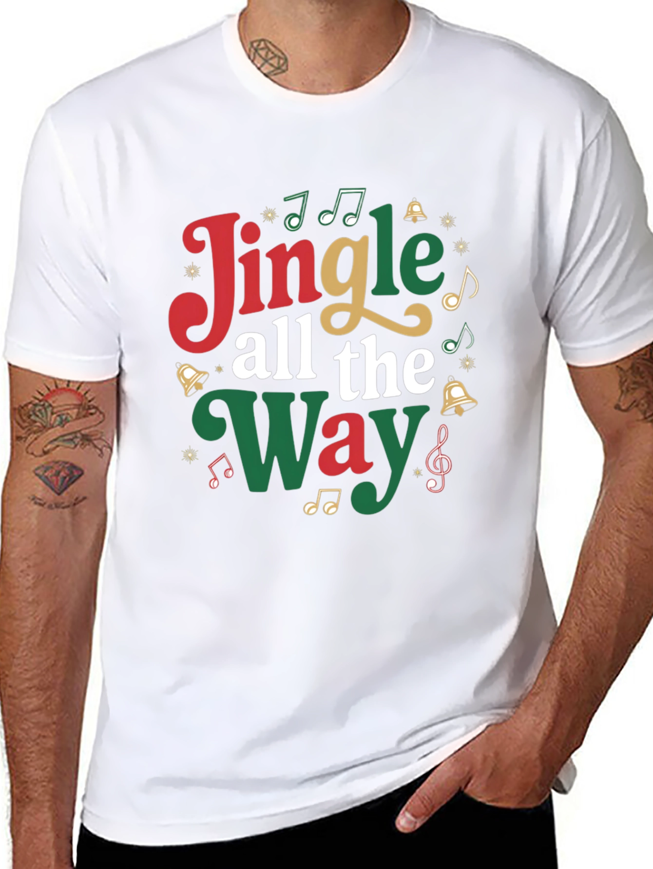 Jingle All the Way Christmas Graphic Tee
