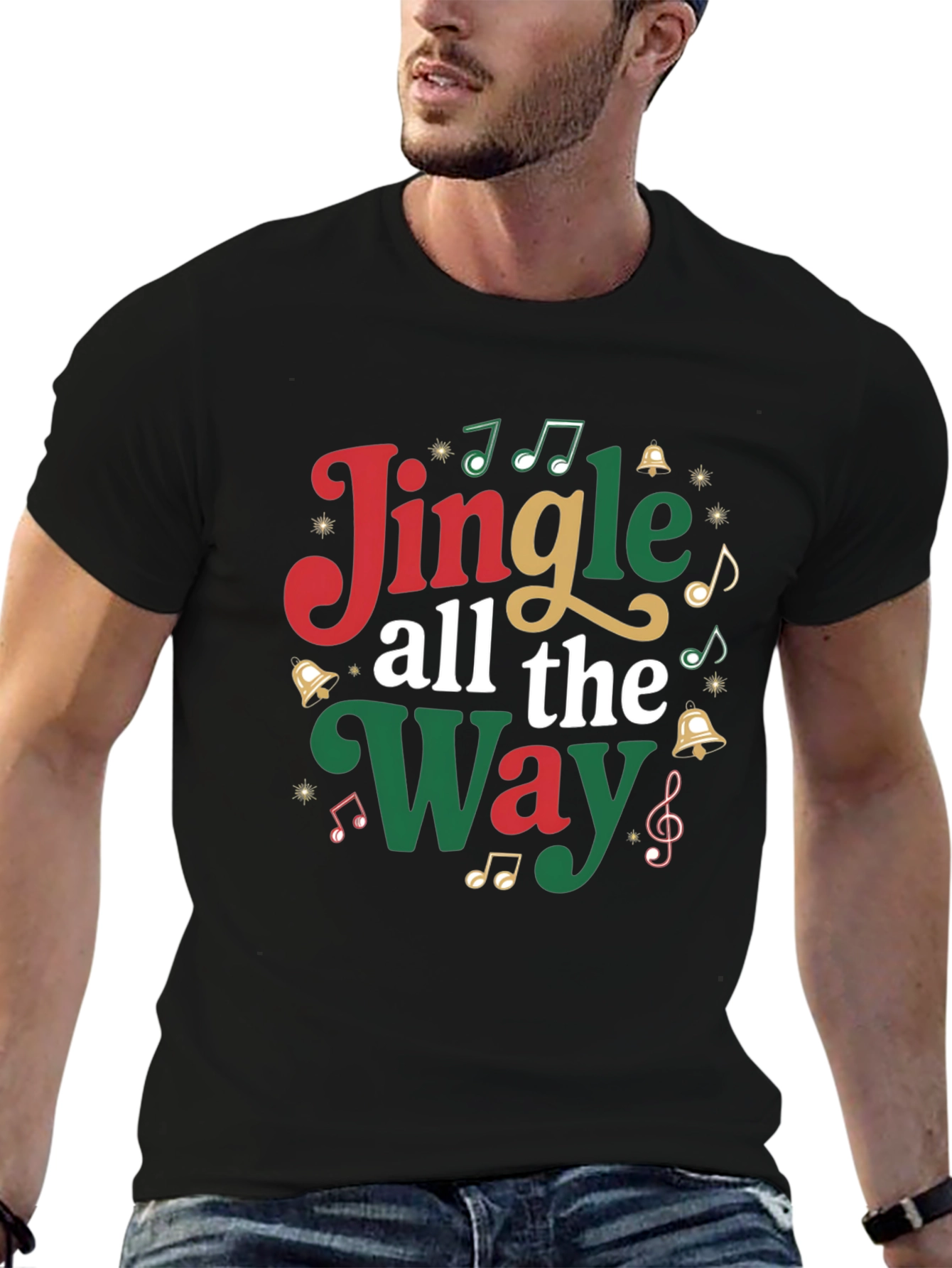 Jingle All the Way Christmas Graphic Tee