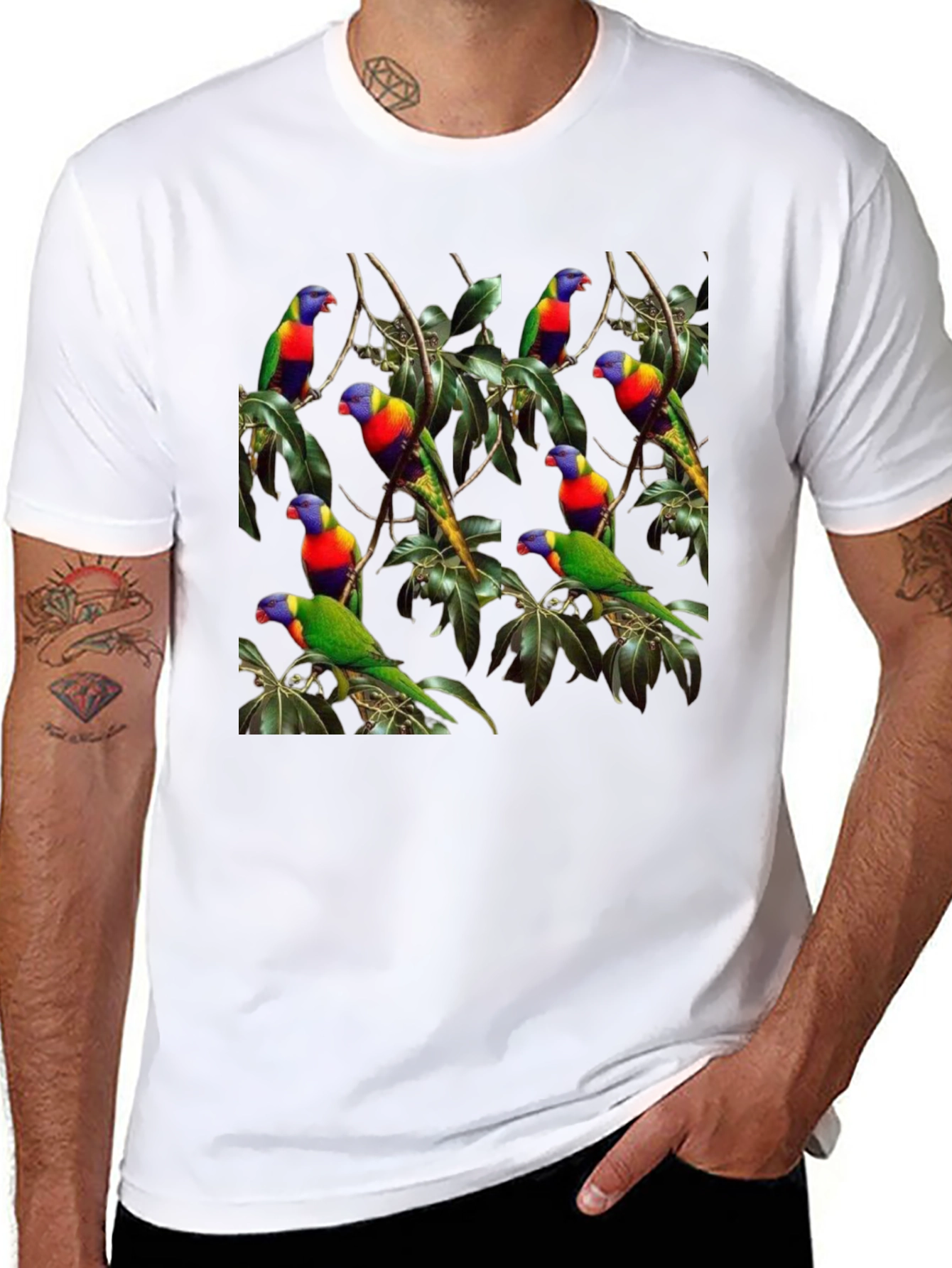 Rainbow Lorikeet Parrot T-Shirt