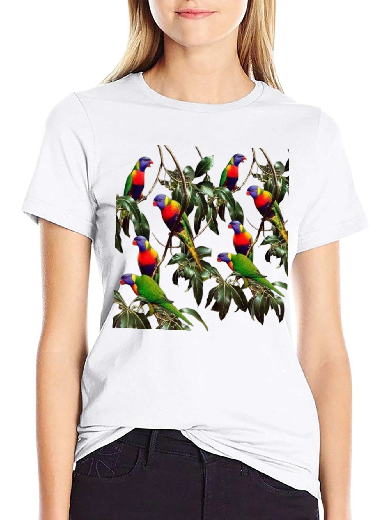Rainbow Lorikeet Parrot T-Shirt