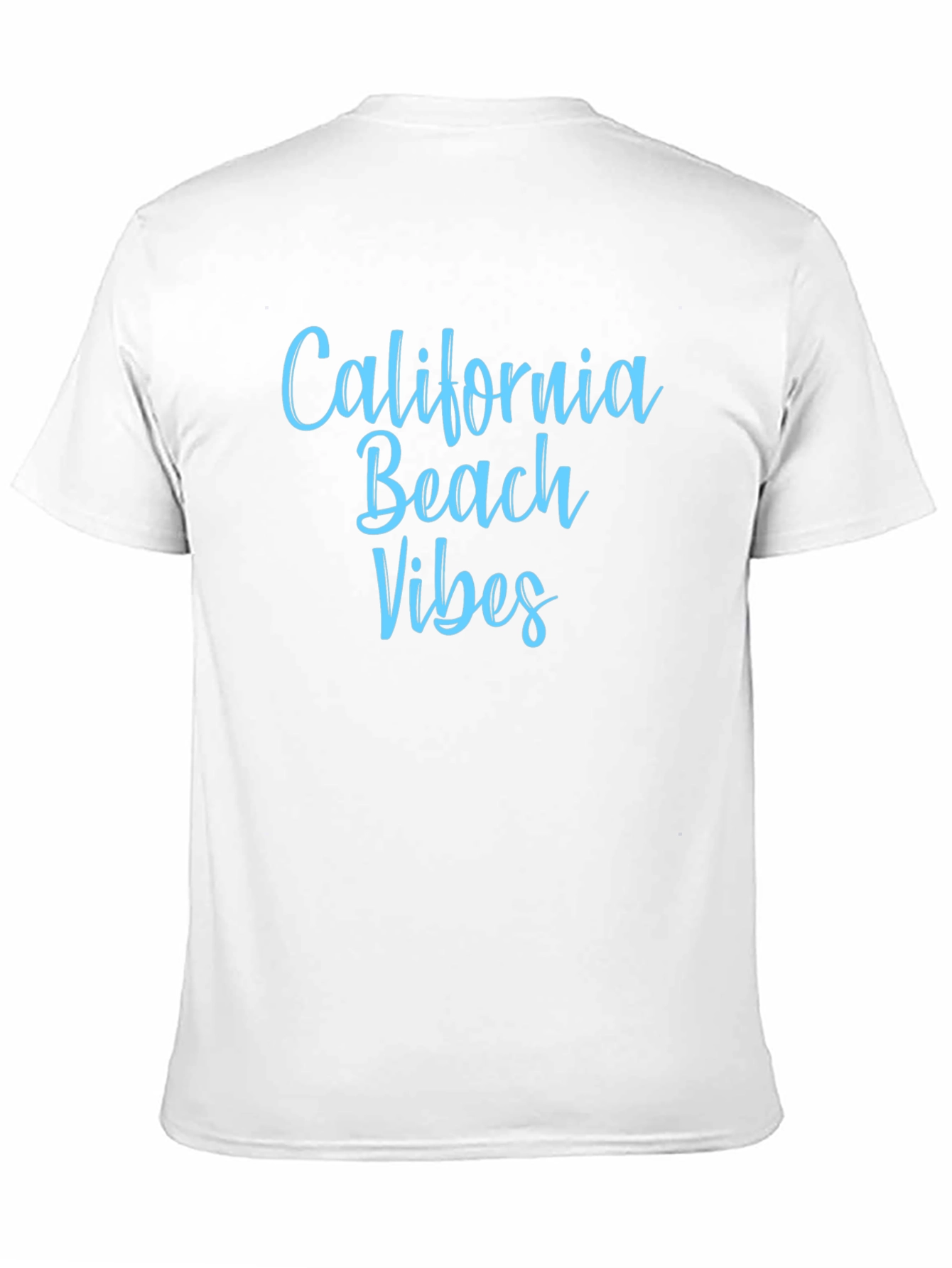 California Beach Vibes Black T-Shirt