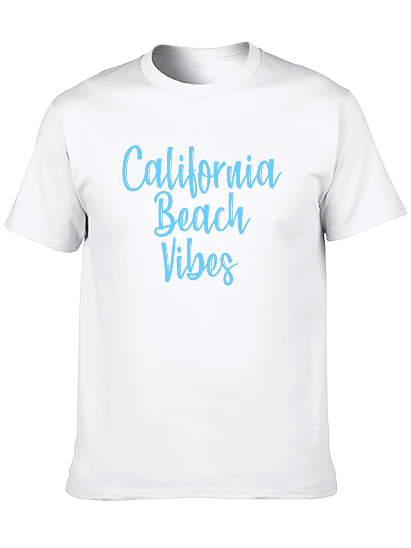 California Beach Vibes Black T-Shirt