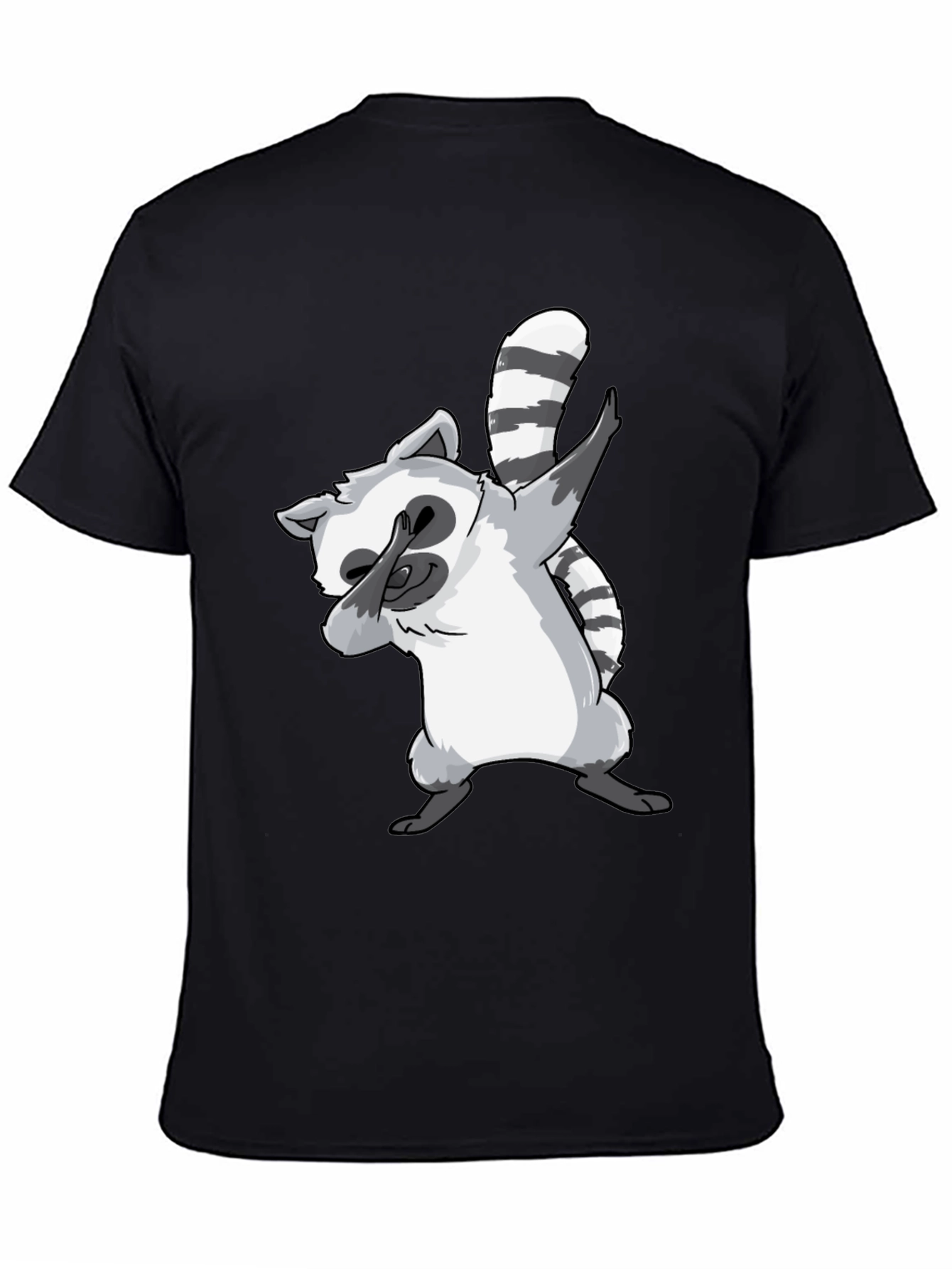 Dabbing Raccoon Graphic Tee - Cool & Fun Design