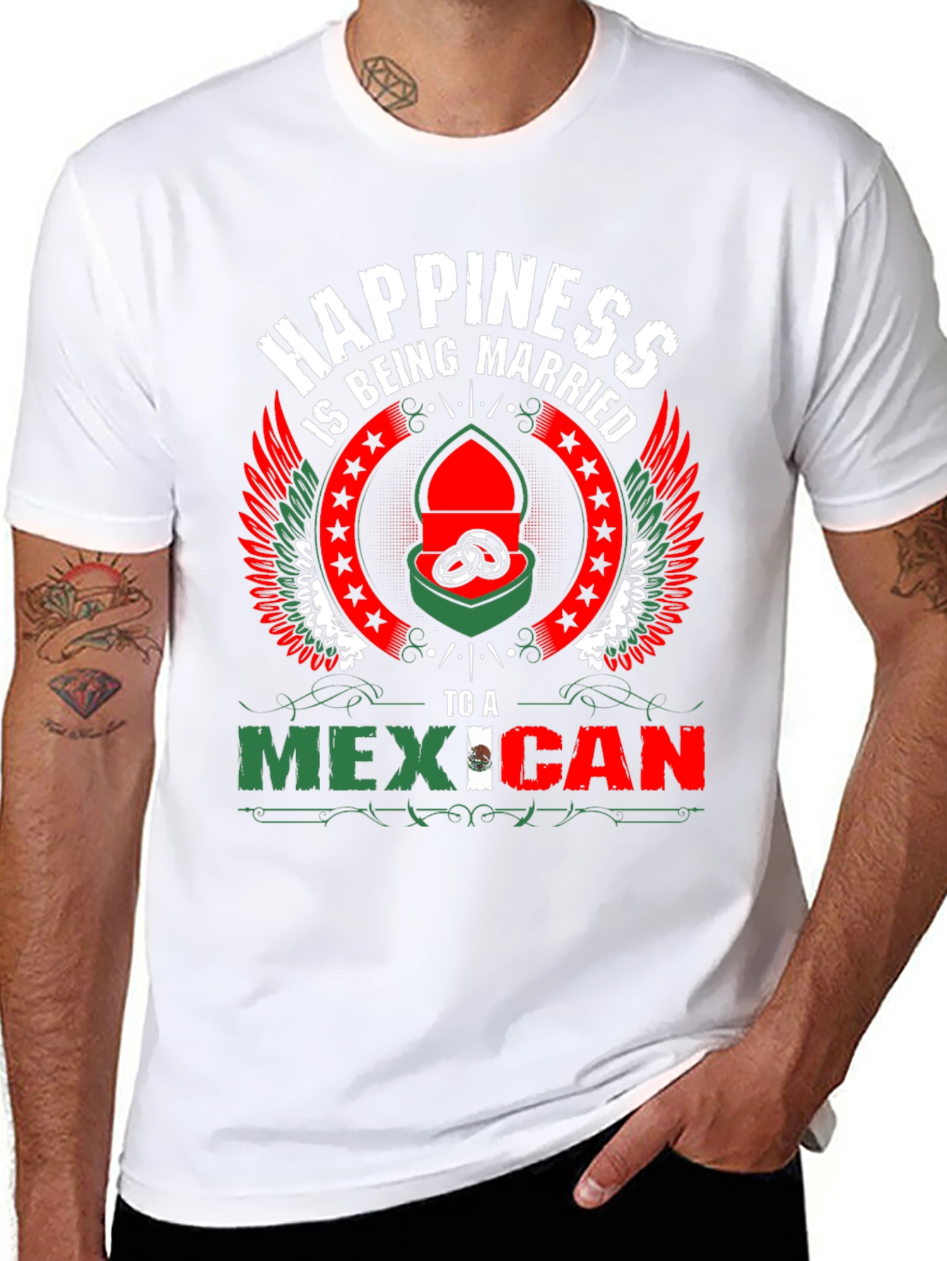 Happiness Married to a Mexican T-Shirt