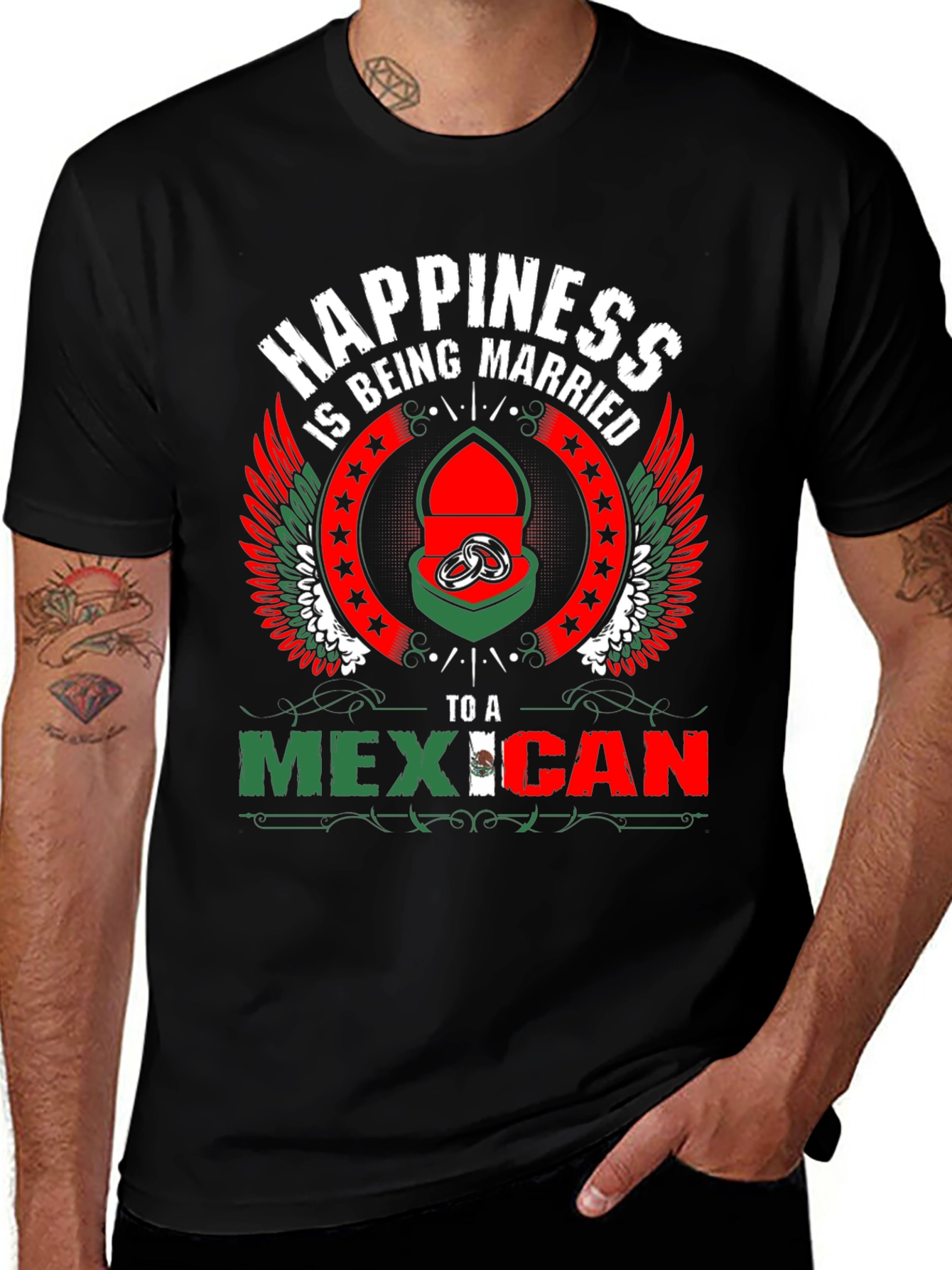 Happiness Married to a Mexican T-Shirt