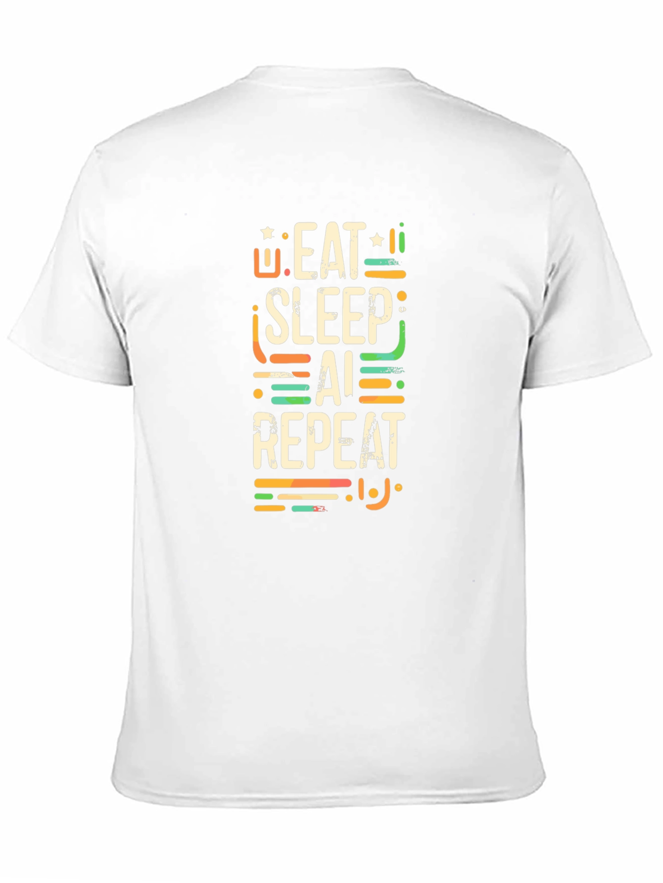 Eat Sleep AI Repeat Black T-Shirt