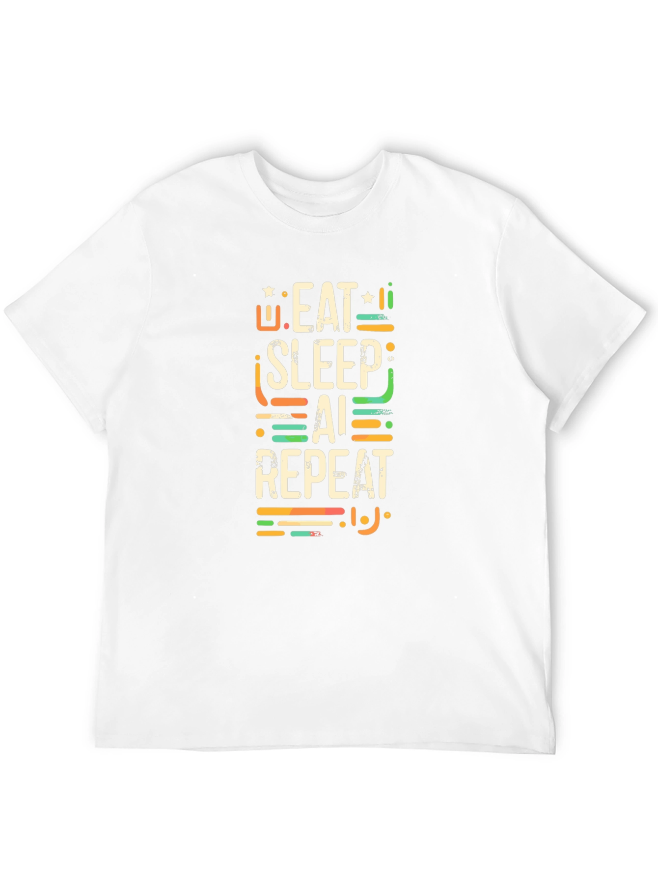 Eat Sleep AI Repeat Black T-Shirt