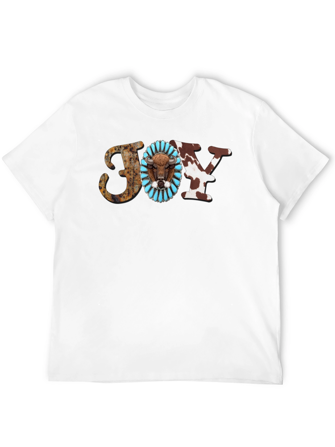 Rustic JOY Bison Tee