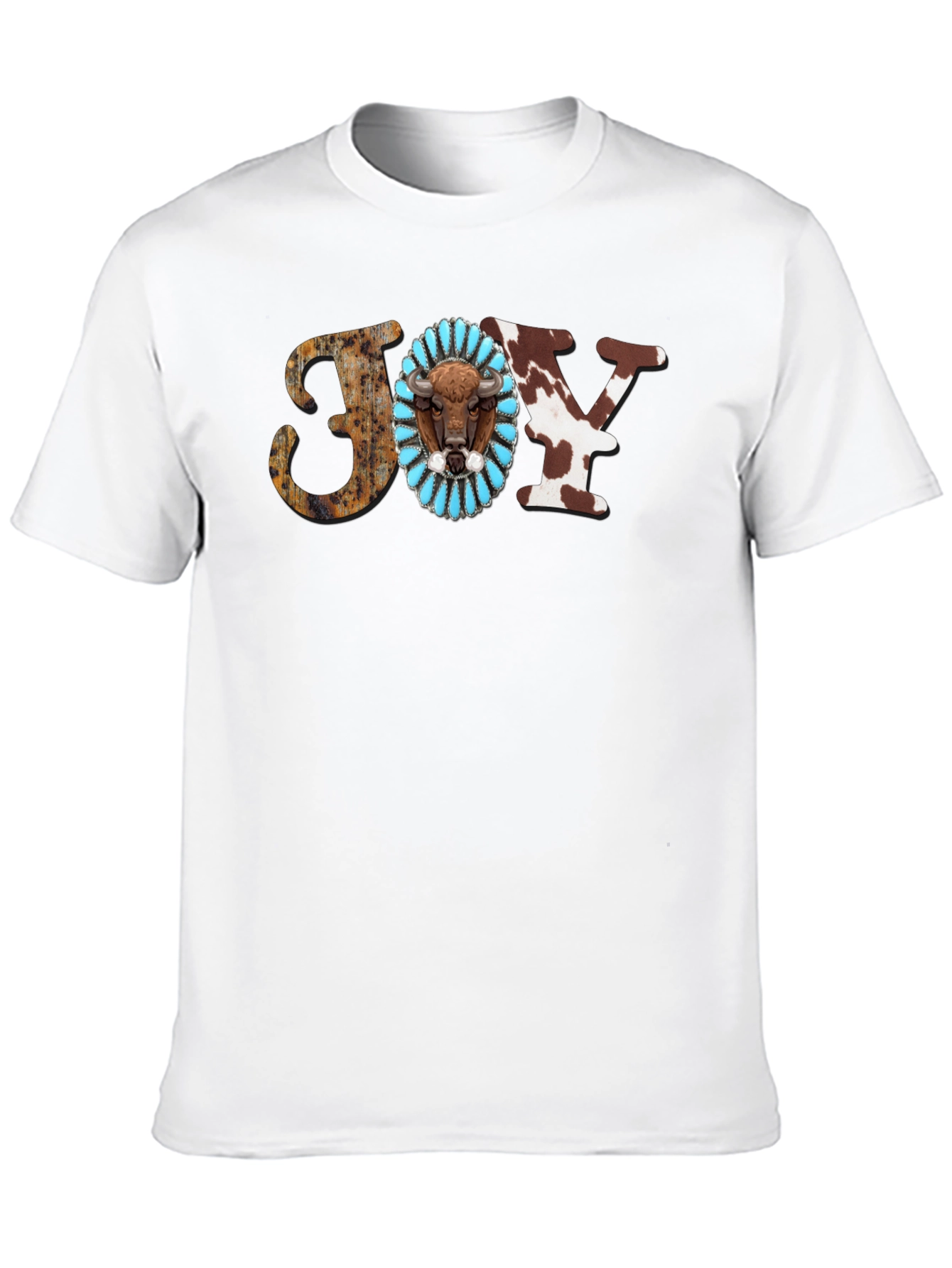 Rustic JOY Bison Tee