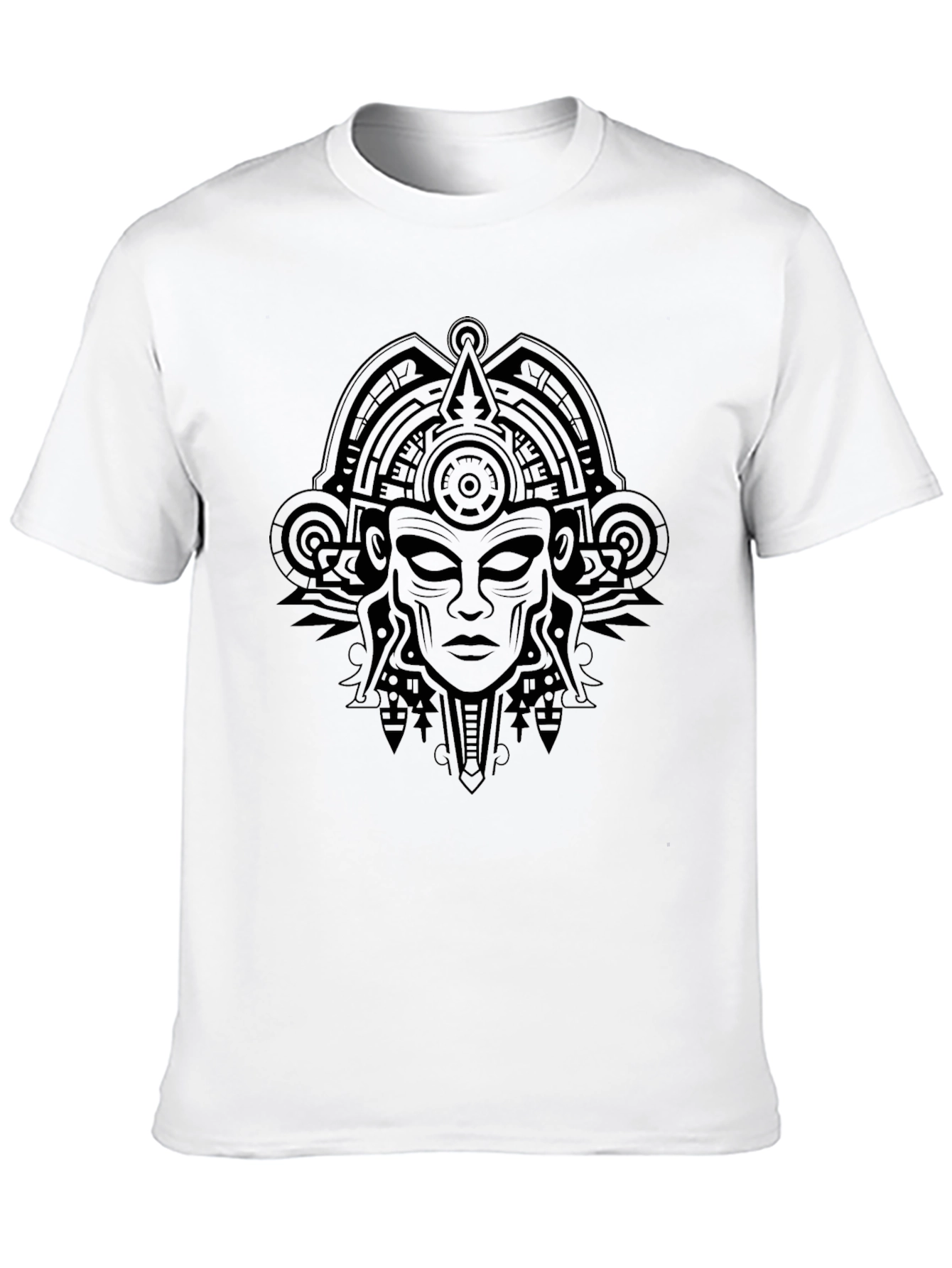 Black Aztec Graphic T-Shirt