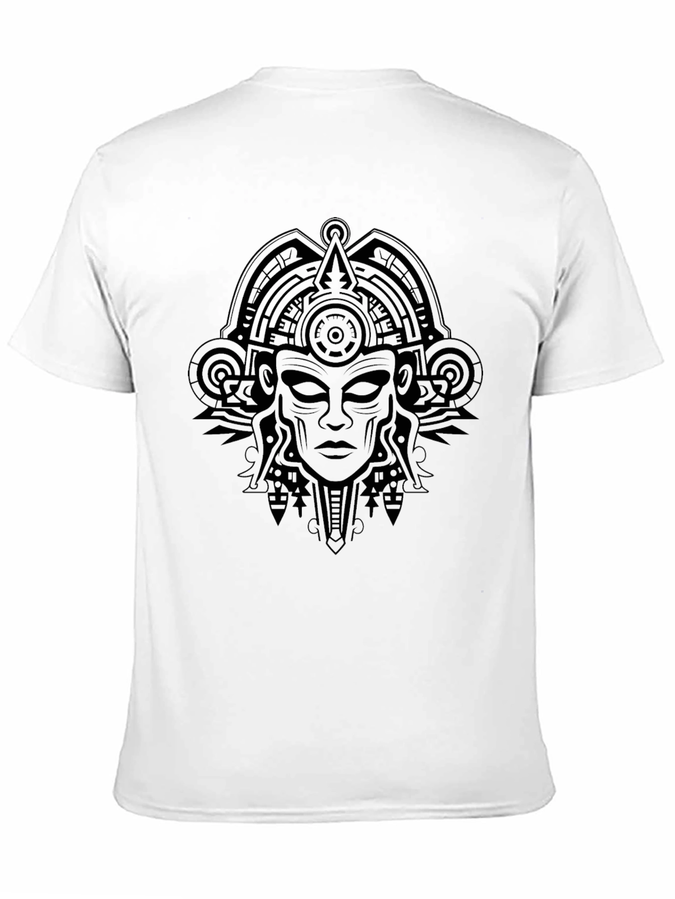 Black Aztec Graphic T-Shirt