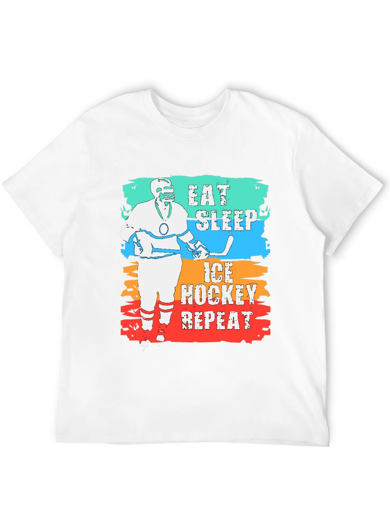 Eat Sleep Ice Hockey Repeat T-Shirt