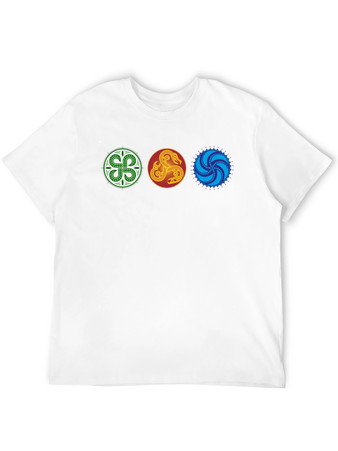 Celtic Elements Graphic Black T-Shirt