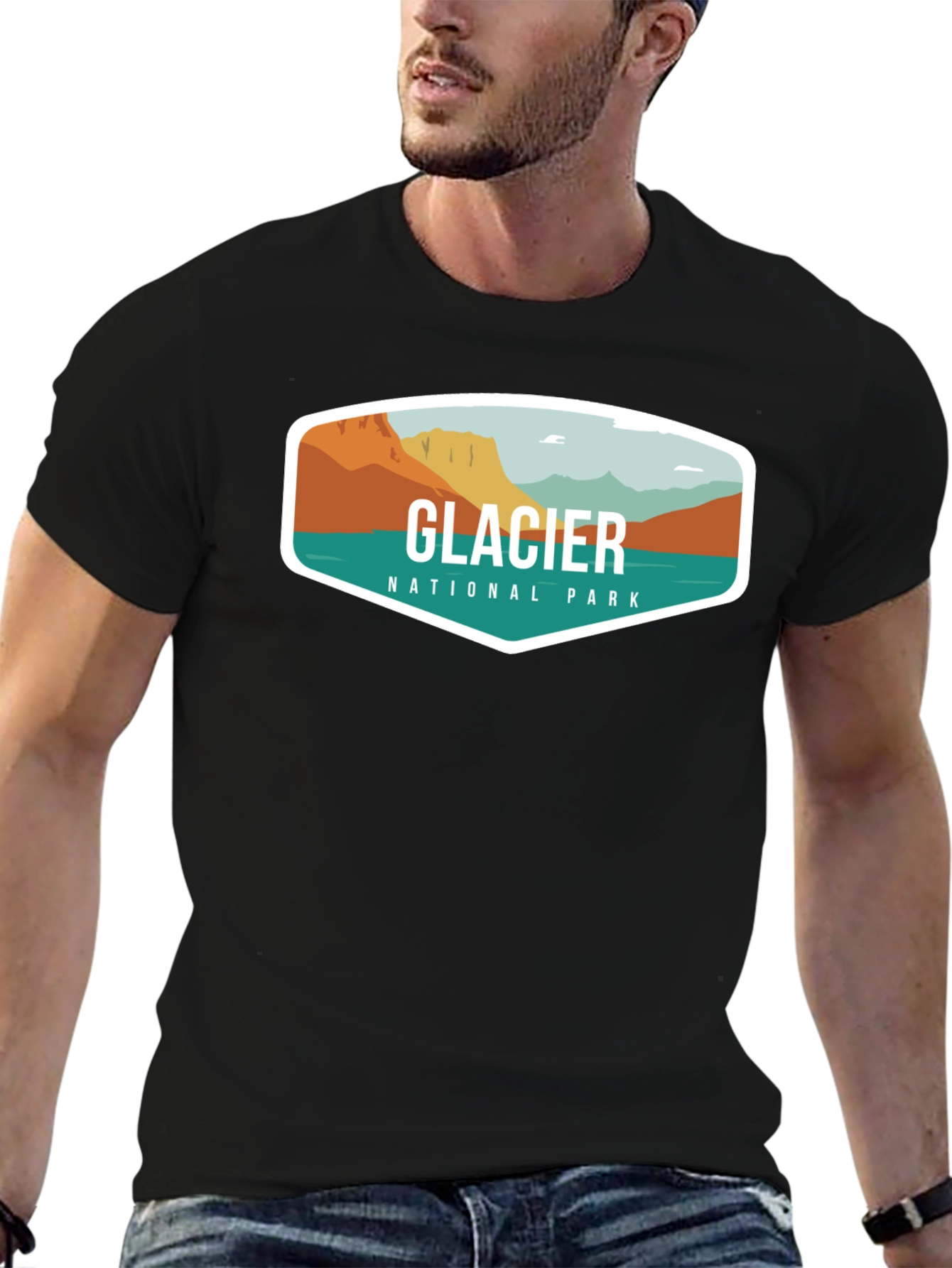 Glacier National Park Graphic T-Shirt