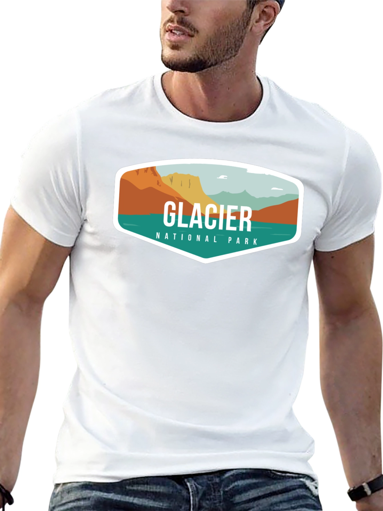 Glacier National Park Graphic T-Shirt