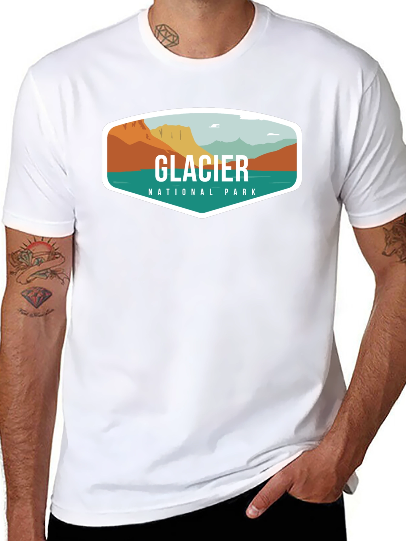 Glacier National Park Graphic T-Shirt