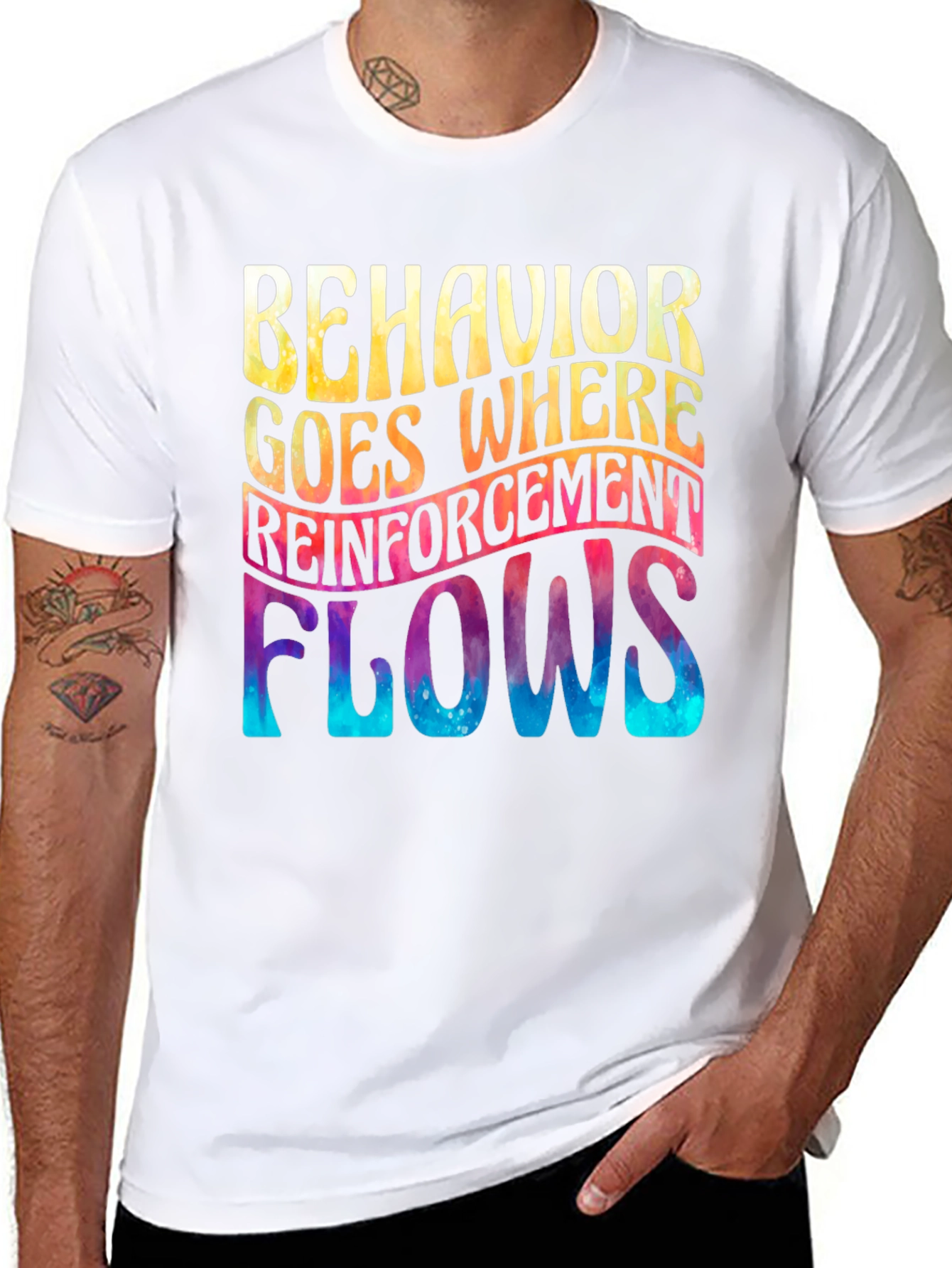 Behavior Reinforcement Flows Graphic Tee