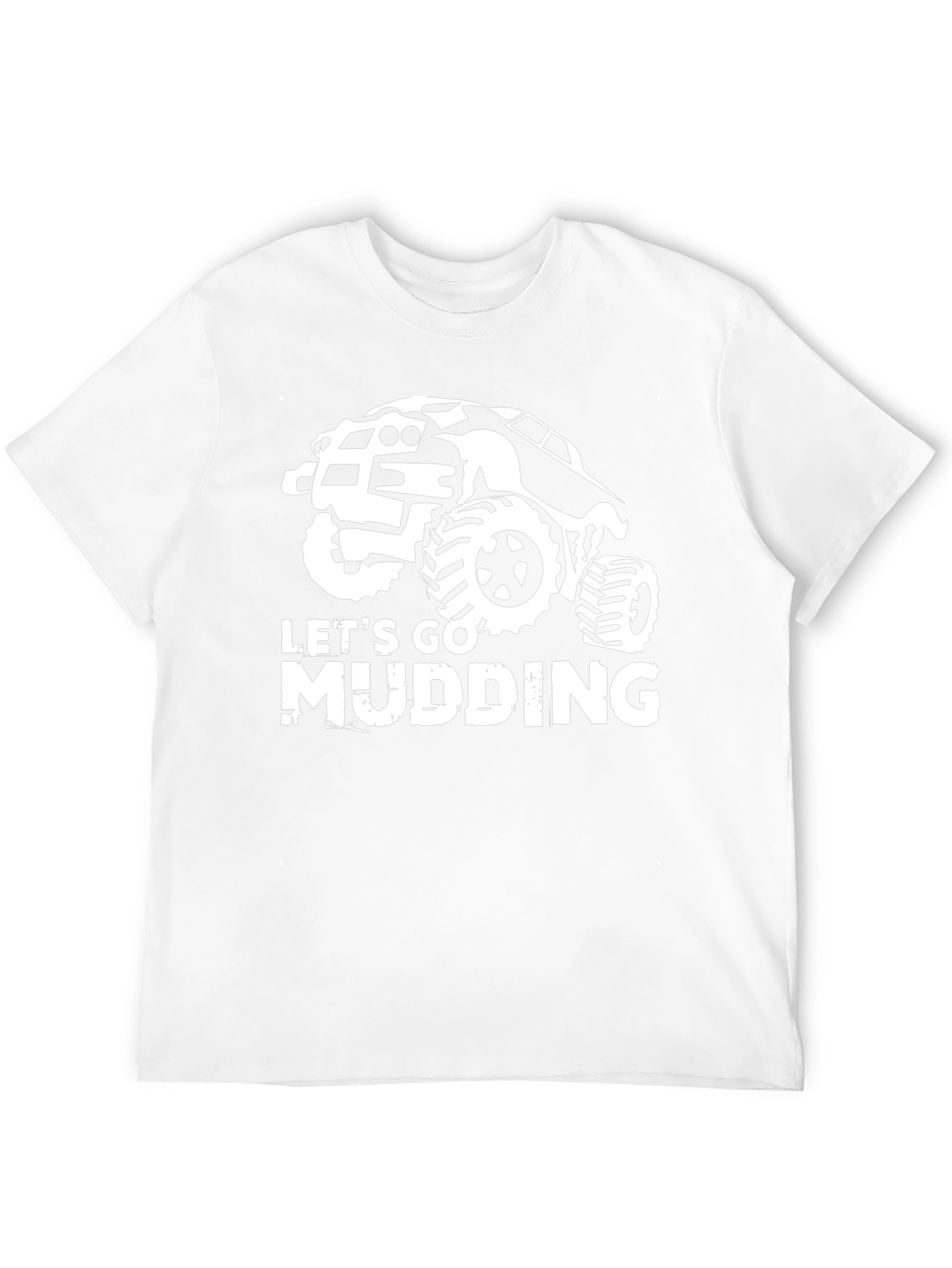 Lets Go Mudding Black T-Shirt