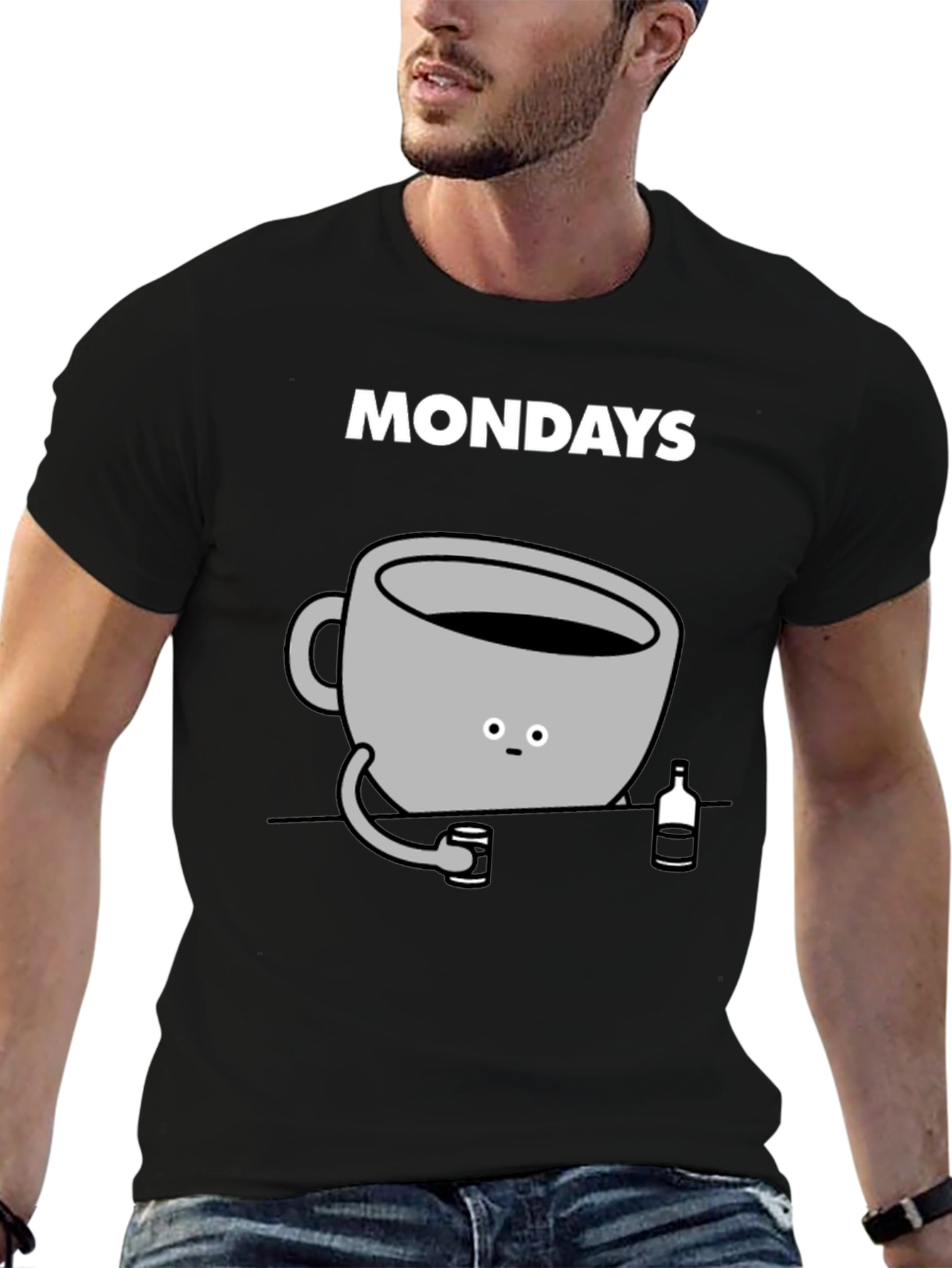 Mondays Coffee and Alcohol T-Shirt