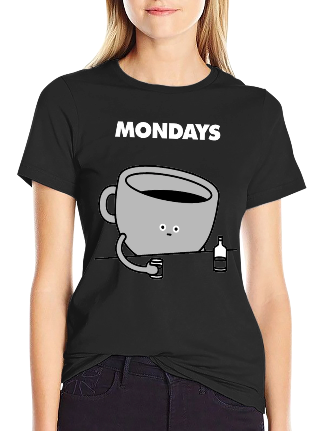 Mondays Coffee and Alcohol T-Shirt