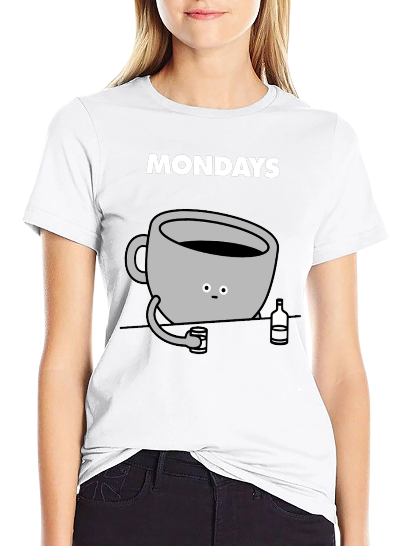 Mondays Coffee and Alcohol T-Shirt