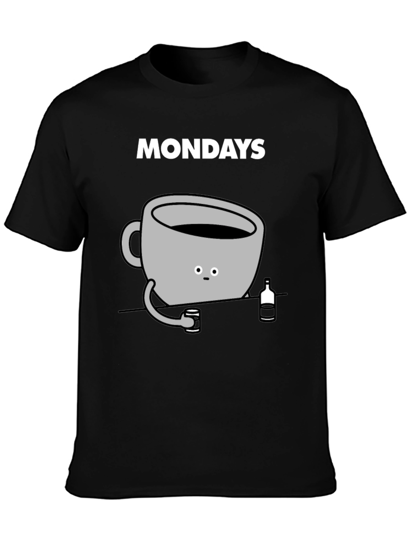Mondays Coffee and Alcohol T-Shirt