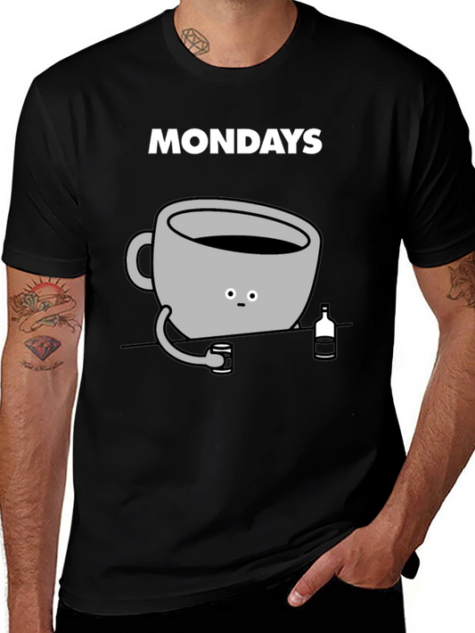 Mondays Coffee and Alcohol T-Shirt