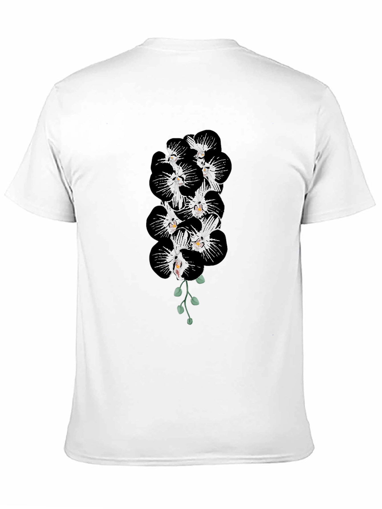 Black Orchid Blossom Graphic Tee - Mens