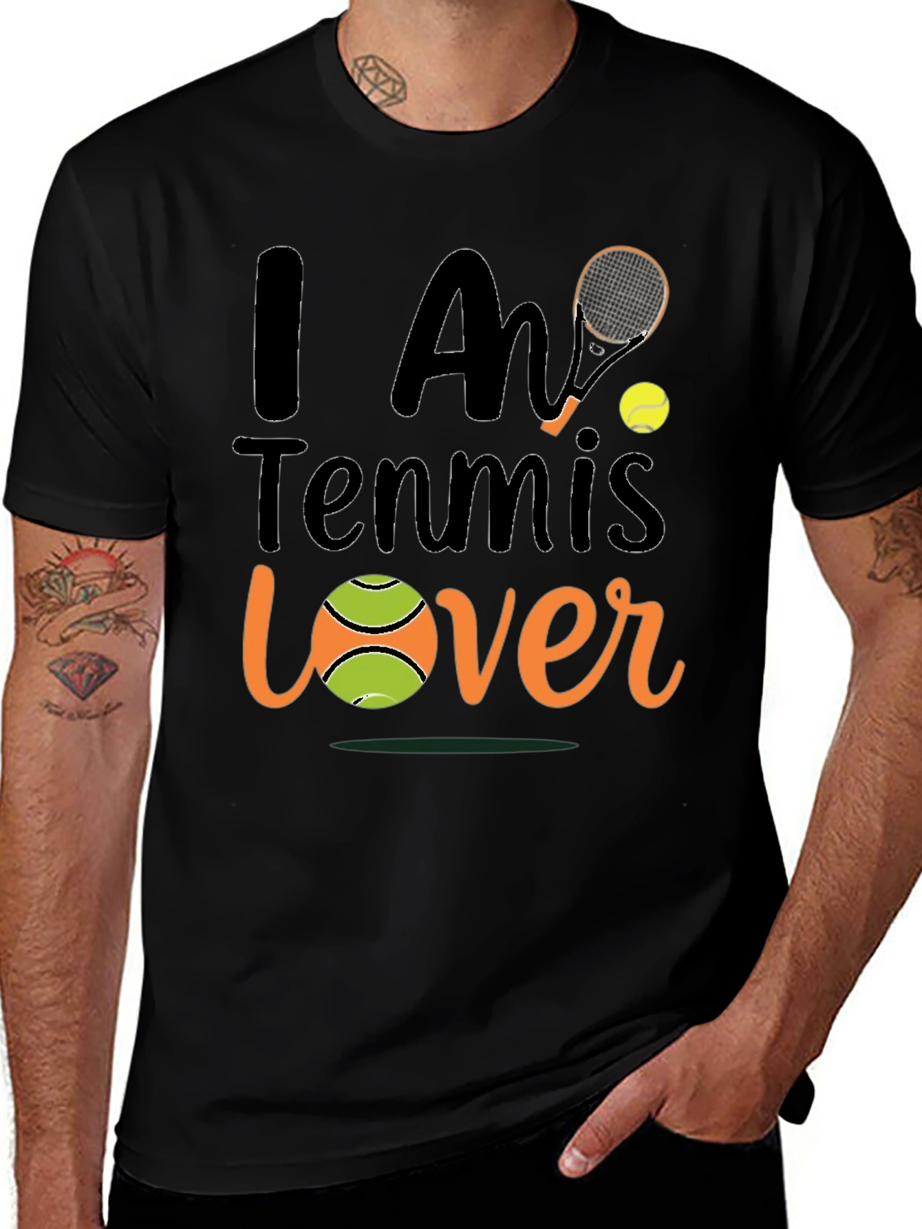 I am Tennis Lover Graphic T-Shirt