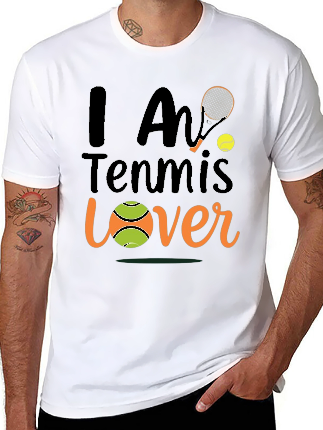 I am Tennis Lover Graphic T-Shirt