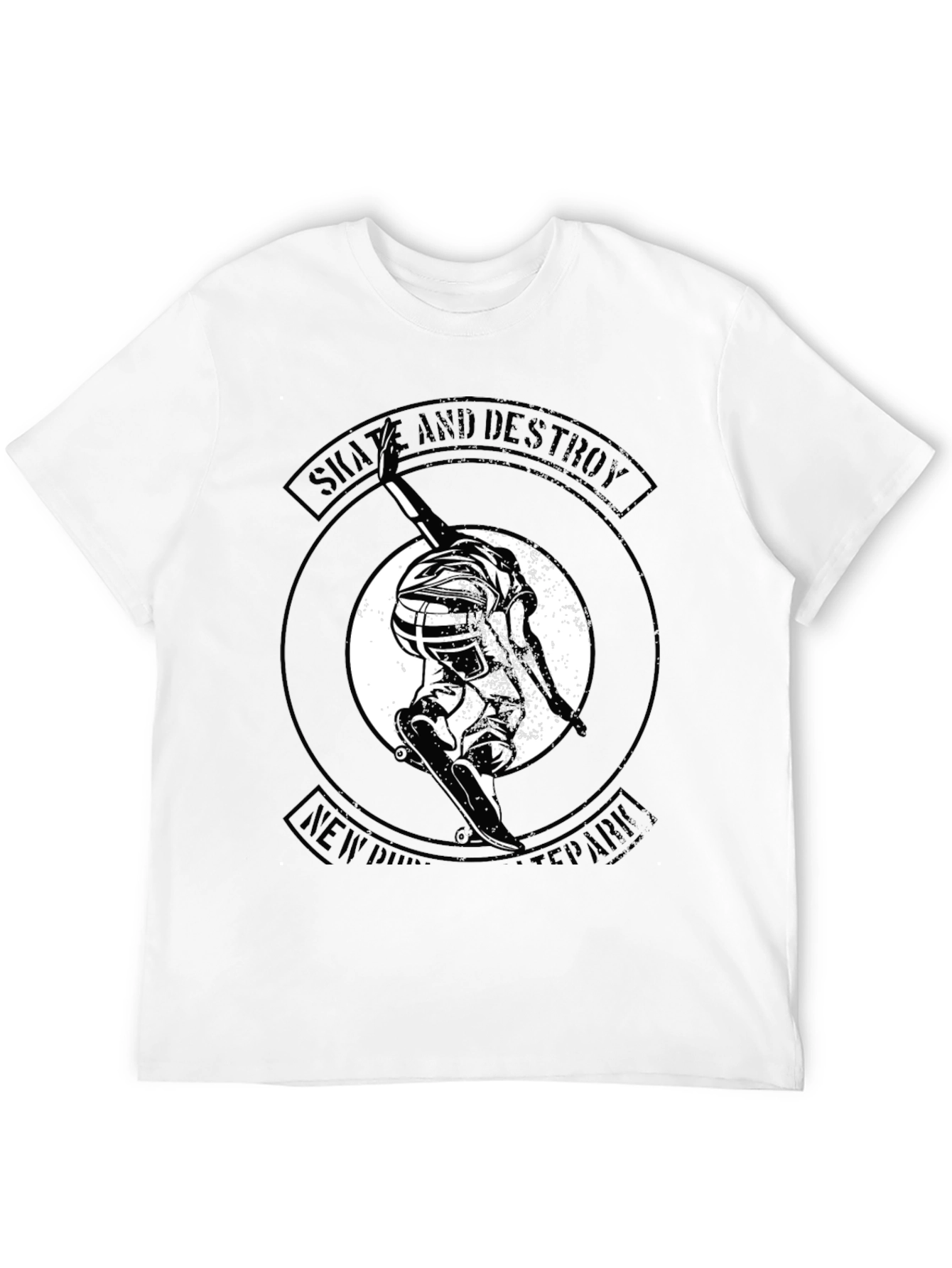 Skate and Destroy Graphic Tee - Black
